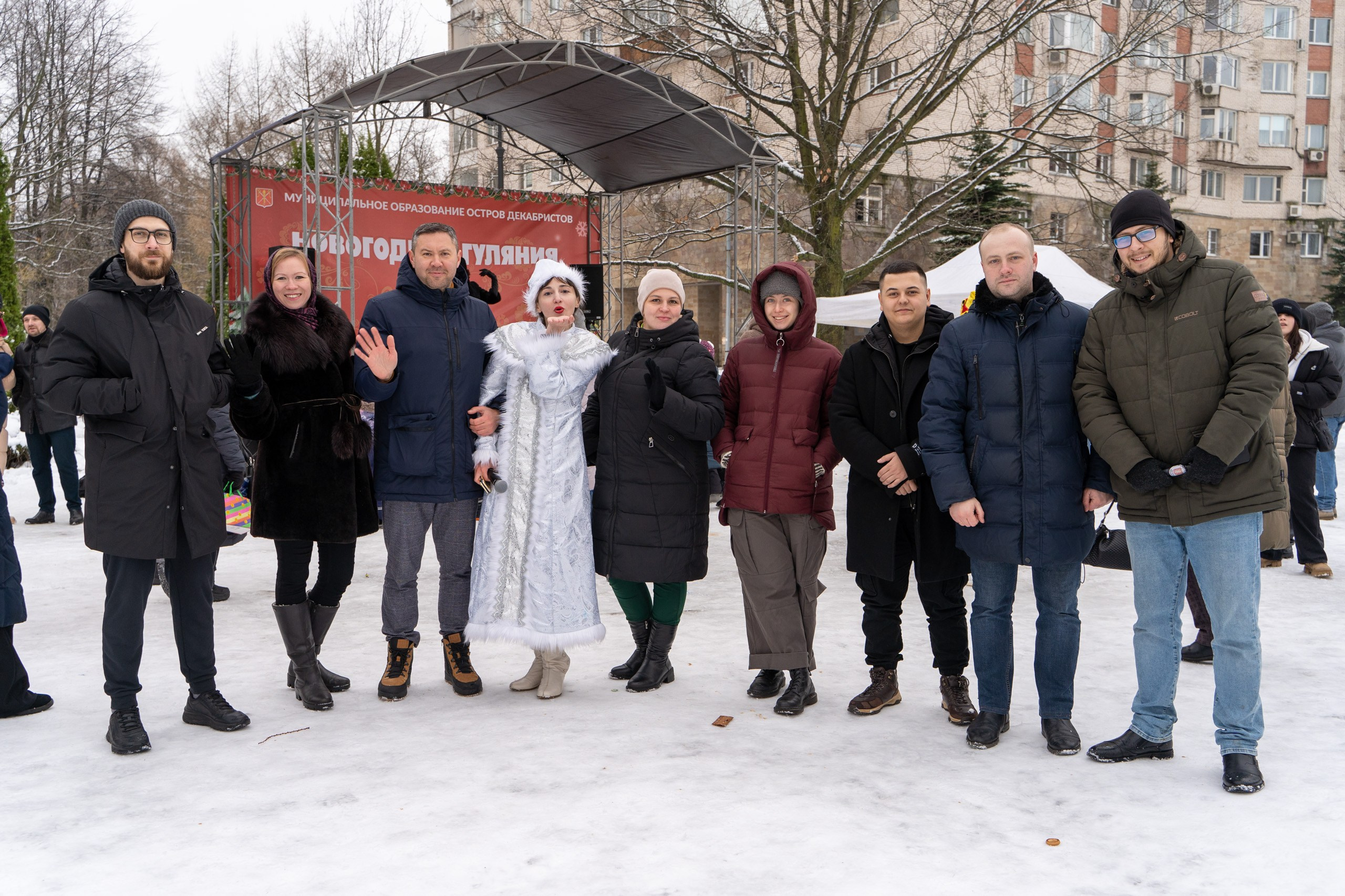 Новогодние гуляния на Васильевском острове. Фотограф в Санкт-Петербурге, фотодни в СПБ