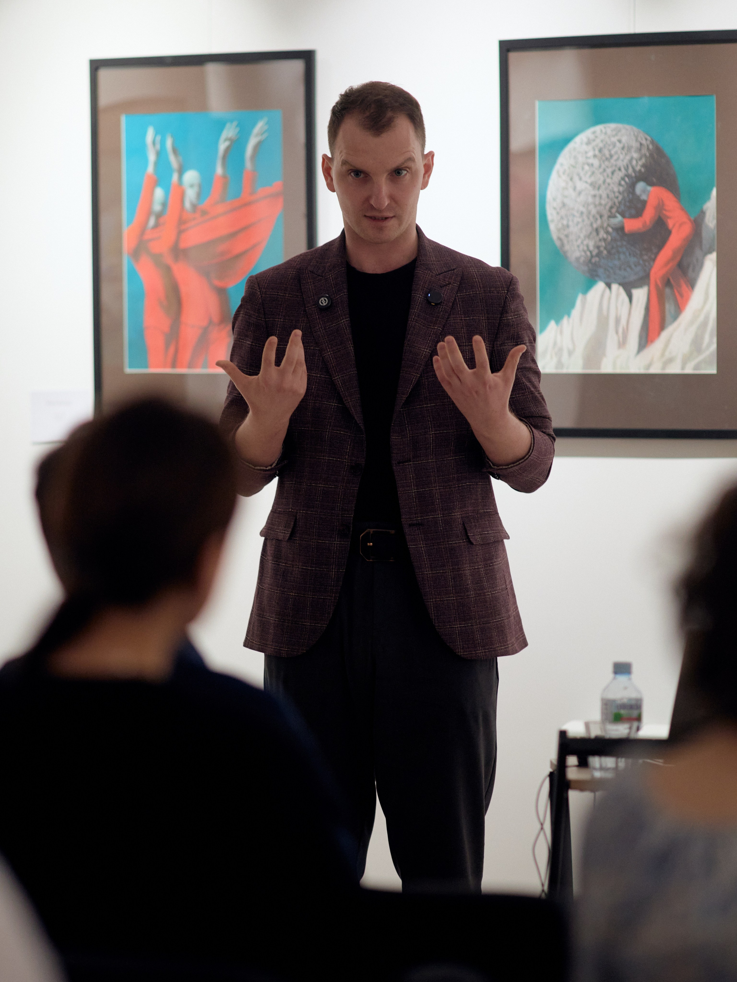 Лекция Владимира Абинякина. Фотограф Юлия Маринина