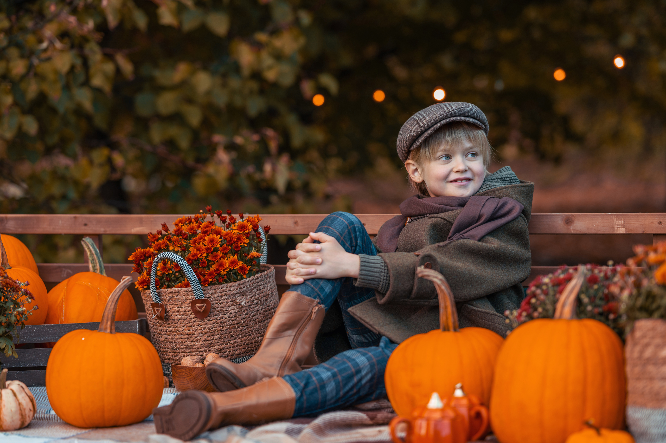 Фотосессия осенью. Семейный и контент фотограф в Москве Alira