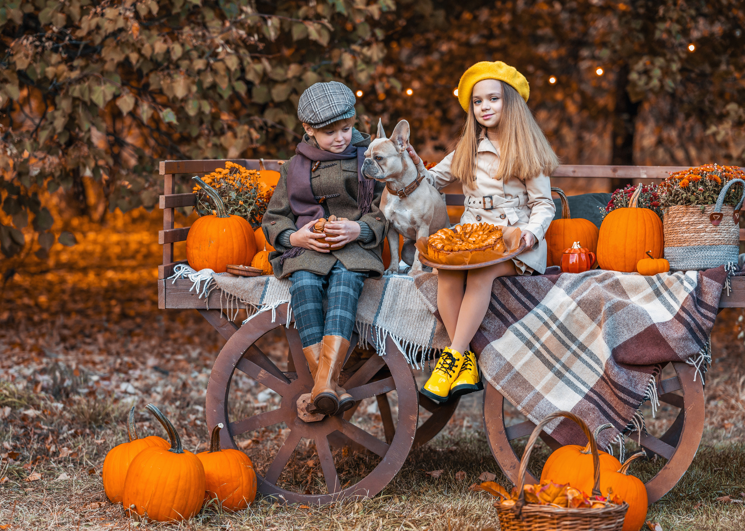Фотосессия осенью. Семейный и контент фотограф в Москве Alira