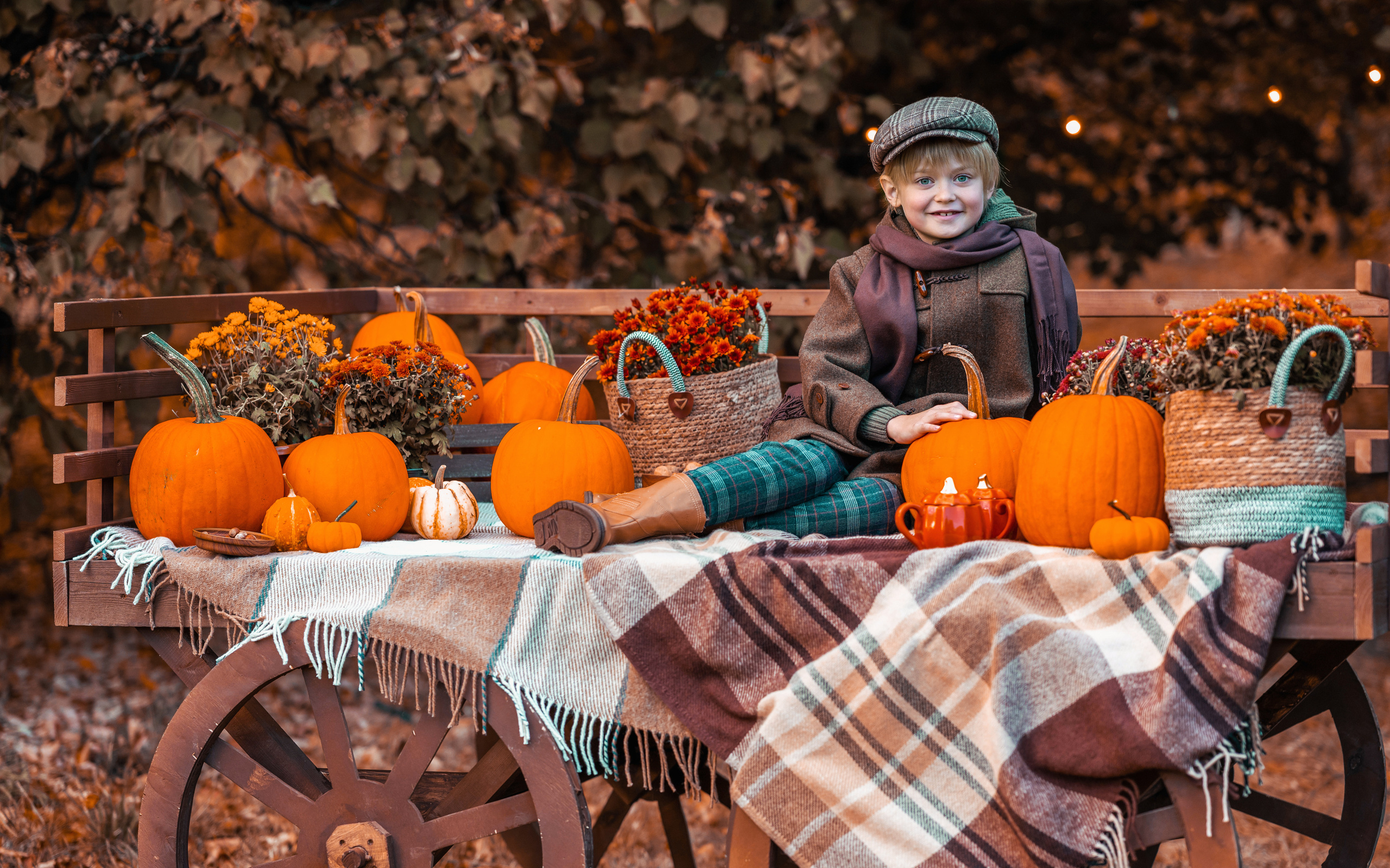 Фотосессия осенью. Семейный и контент фотограф в Москве Alira