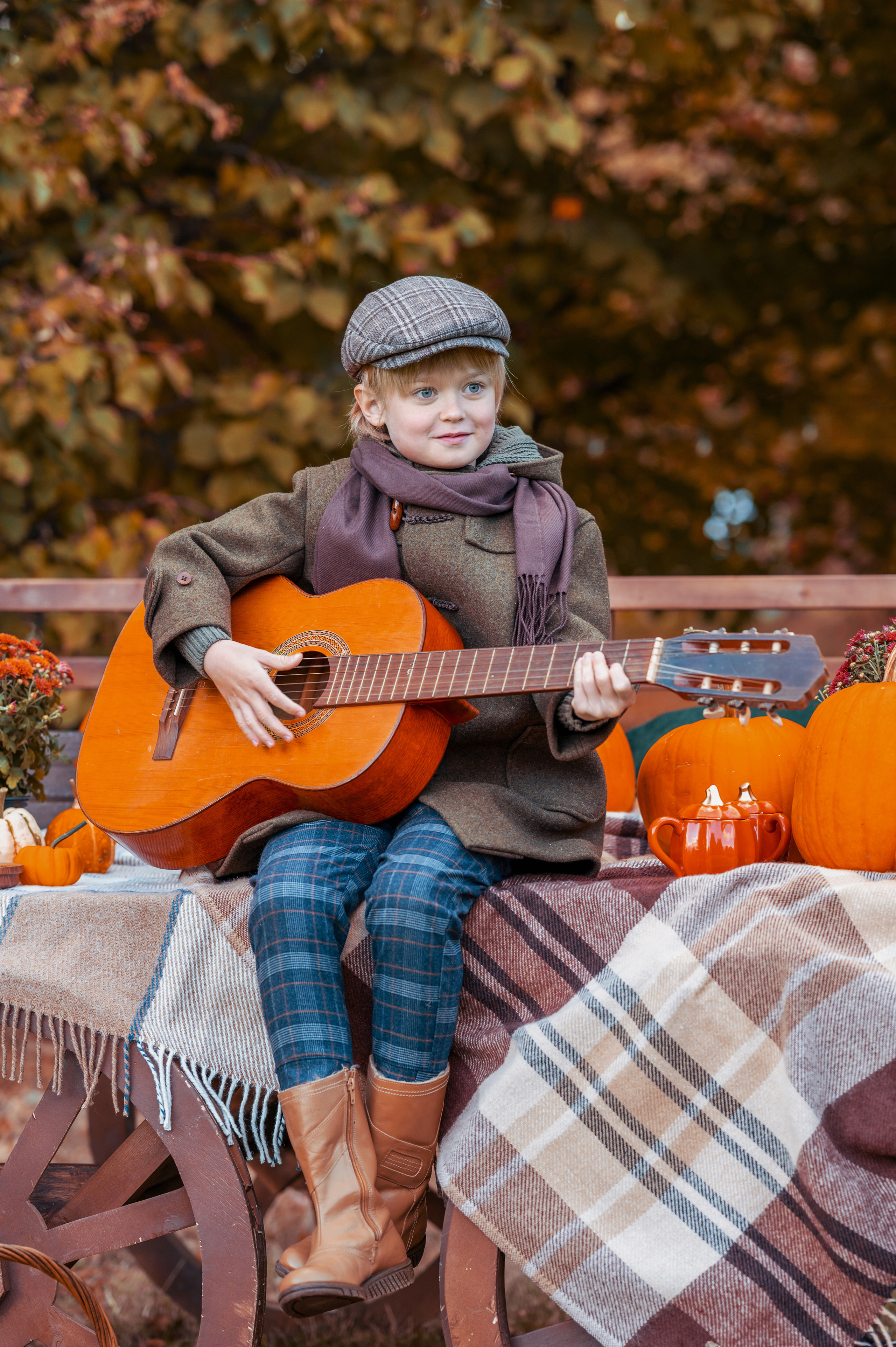 Фотосессия осенью. Семейный и контент фотограф в Москве Alira