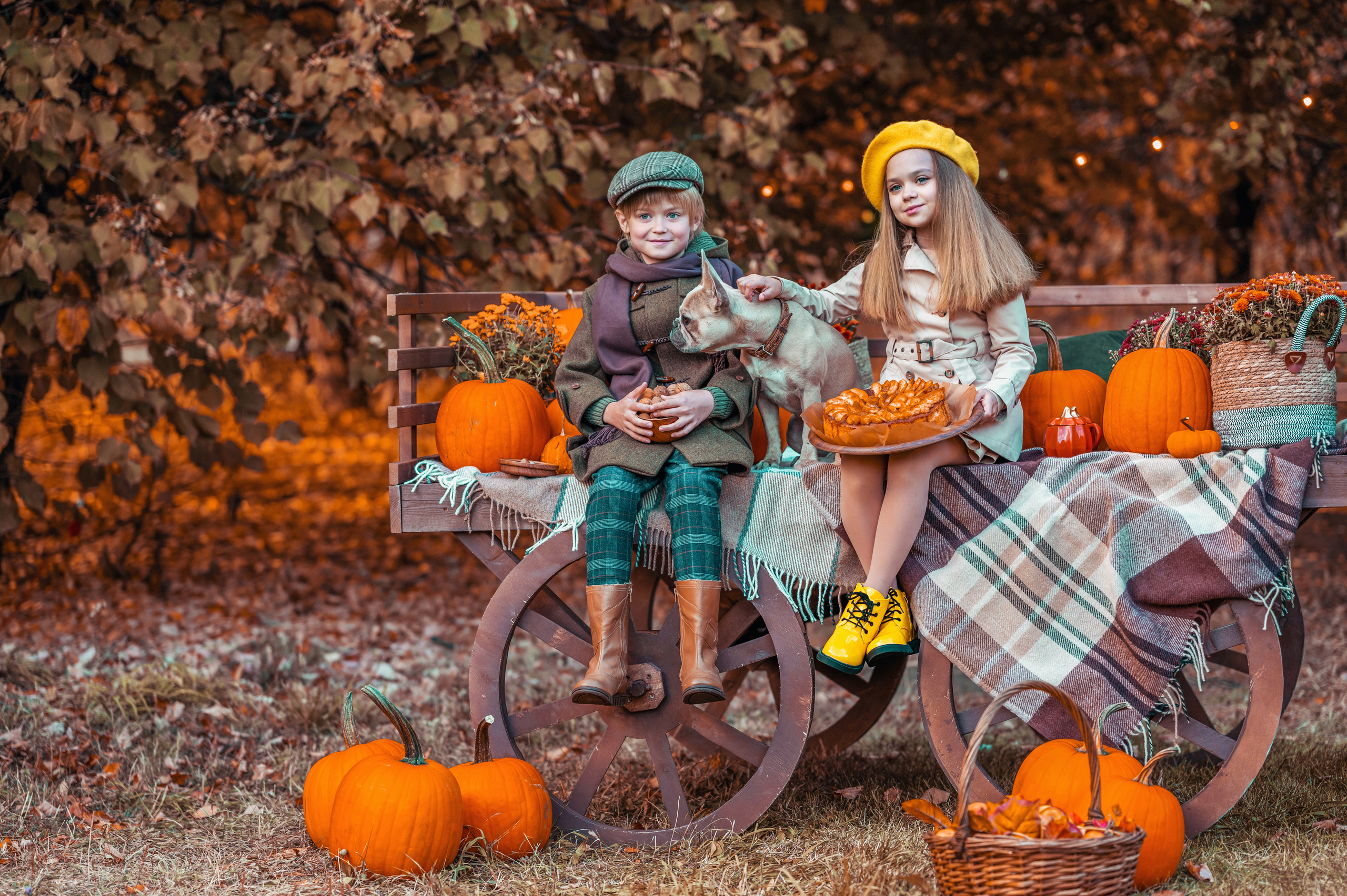 Фотосессия осенью. Семейный и контент фотограф в Москве Alira