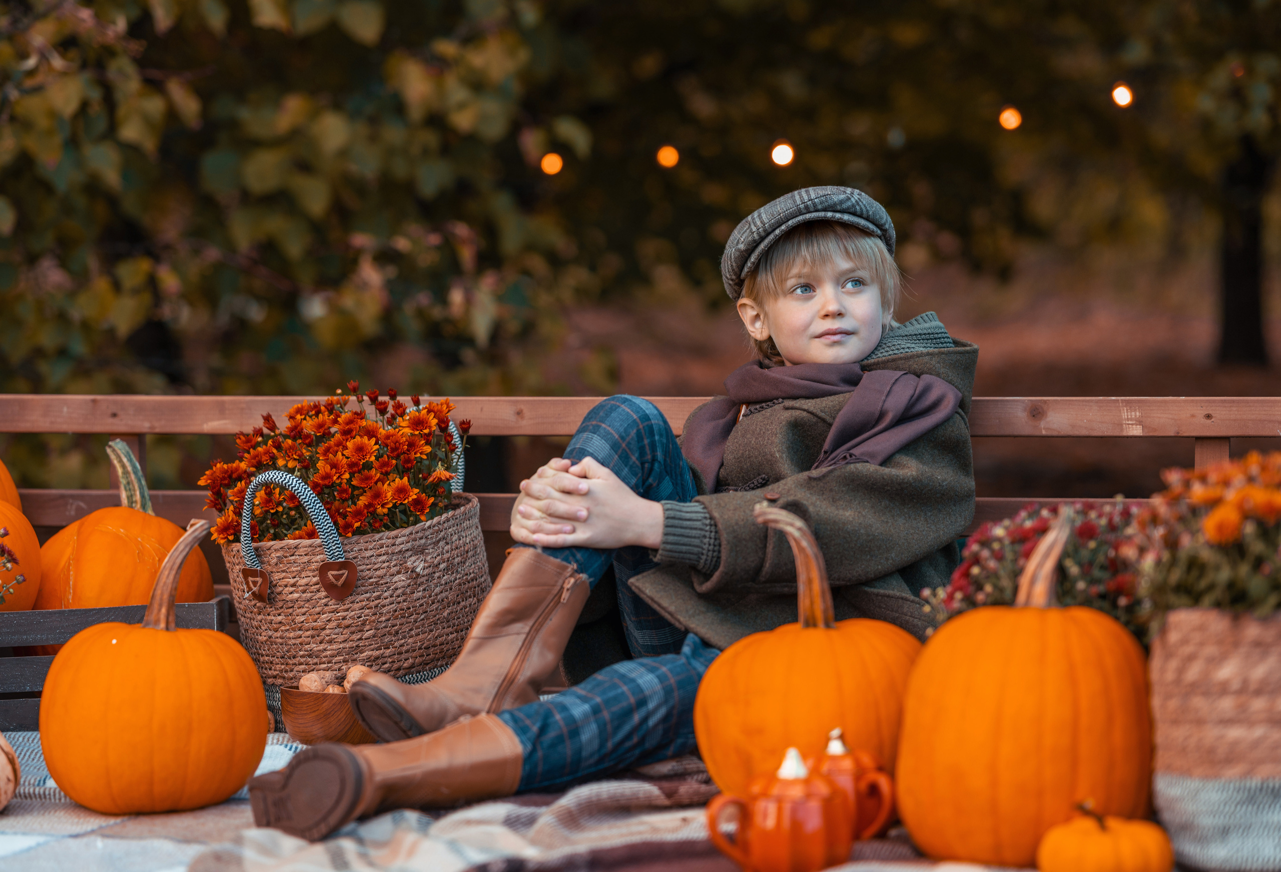 Фотосессия осенью. Семейный и контент фотограф в Москве Alira