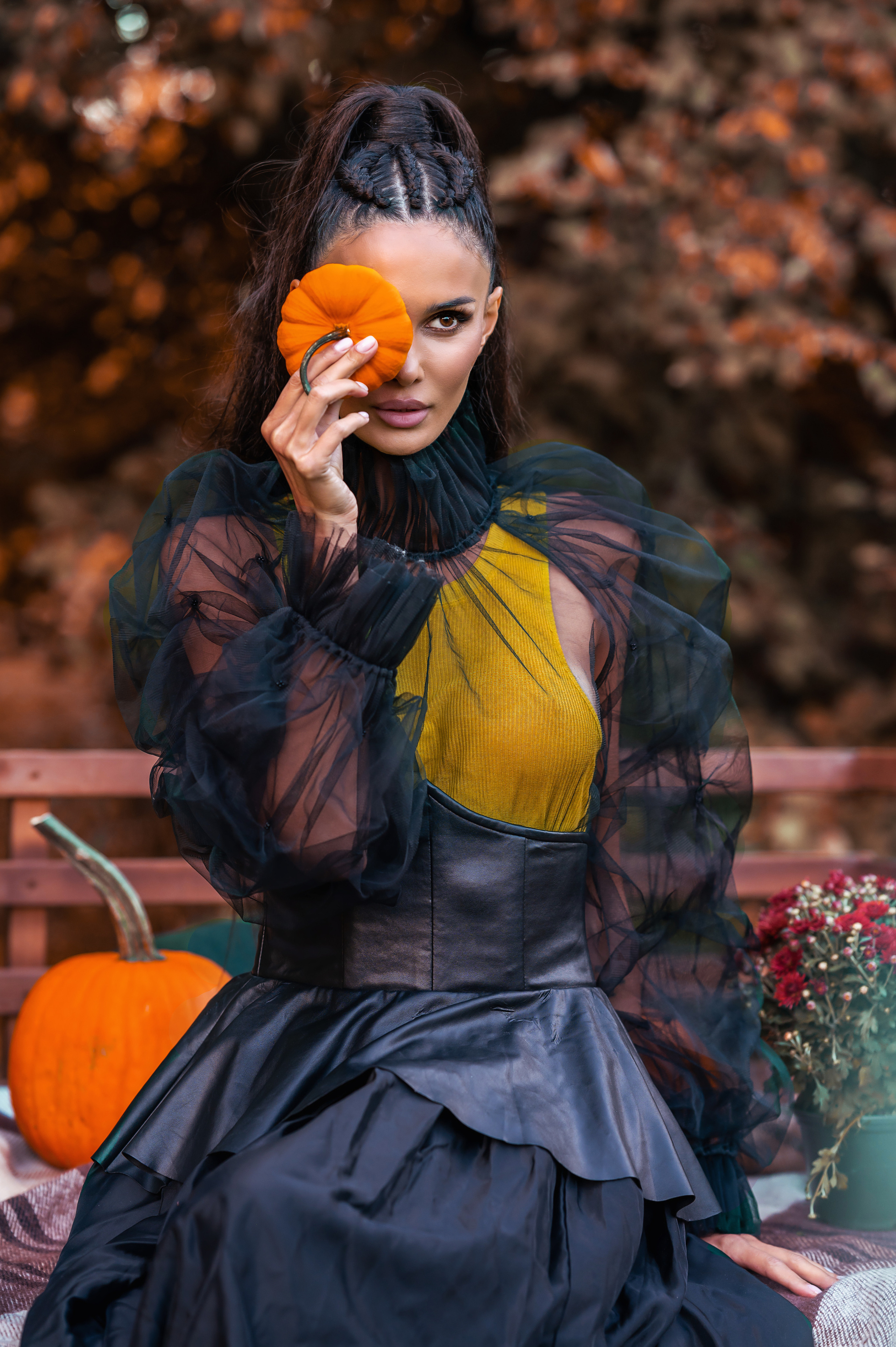 Алана Мамаева осенняя фотосессия. Семейный и контент фотограф в Москве Alira