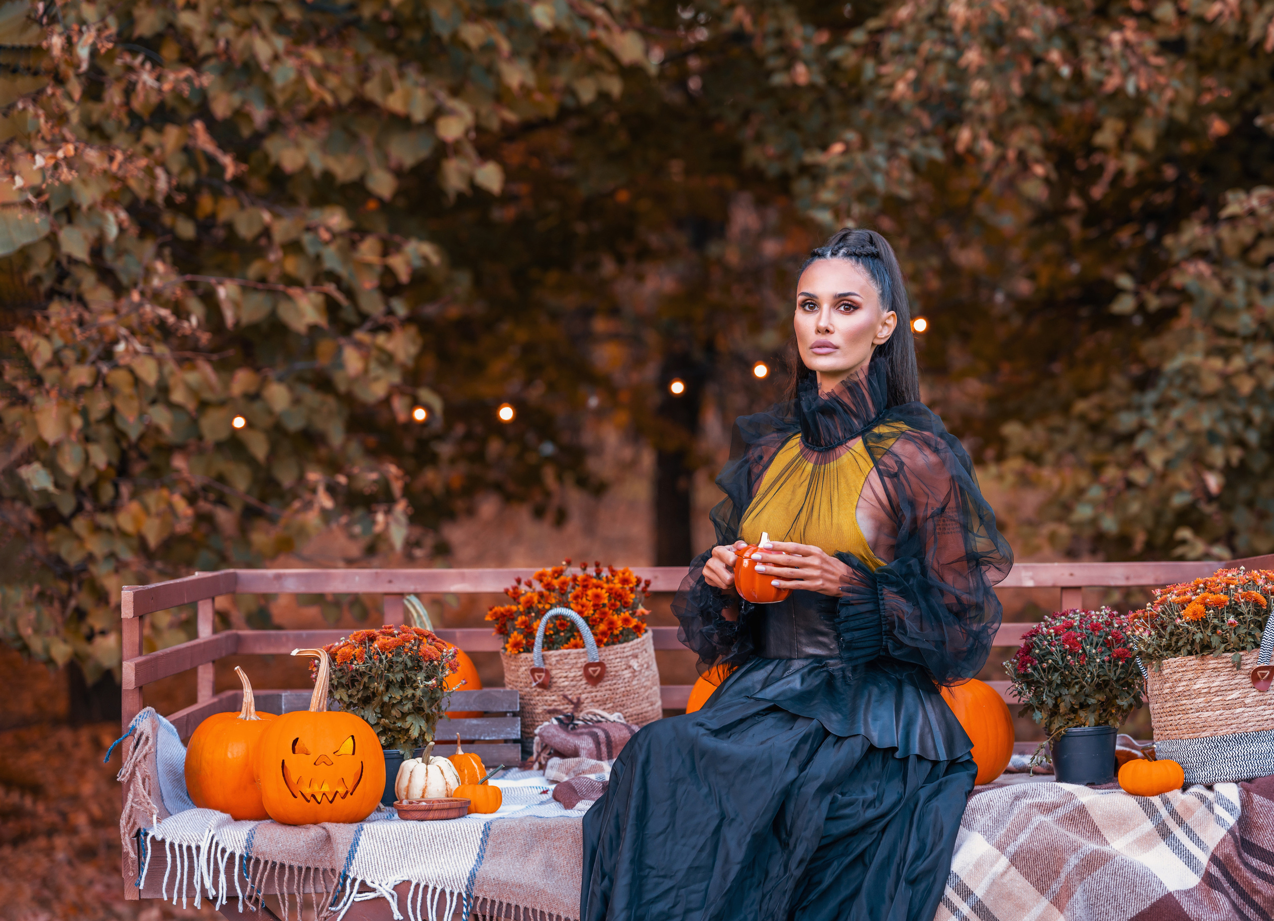 Алана Мамаева осенняя фотосессия. Семейный и контент фотограф в Москве Alira