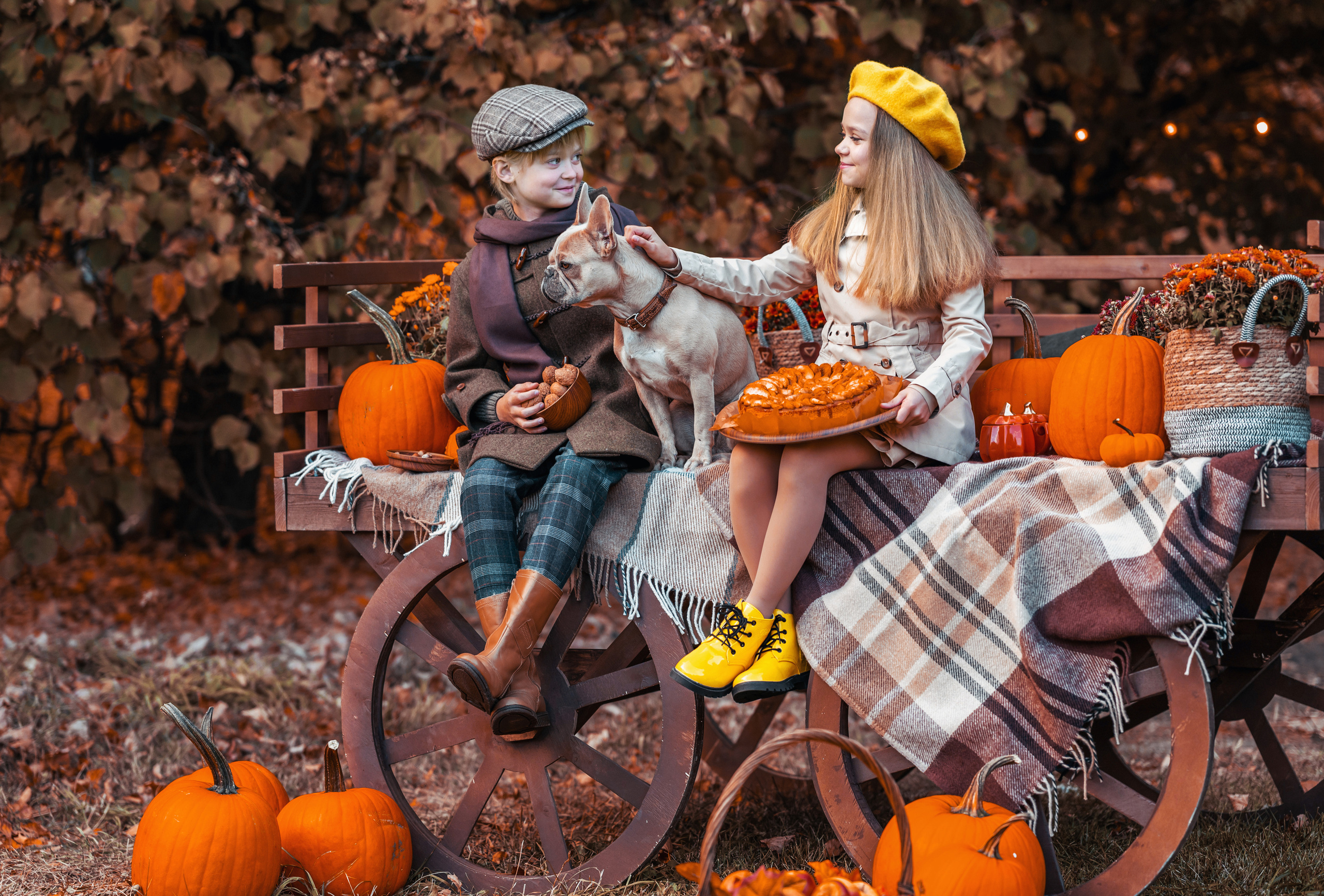 Фотосессия осенью. Семейный и контент фотограф в Москве Alira