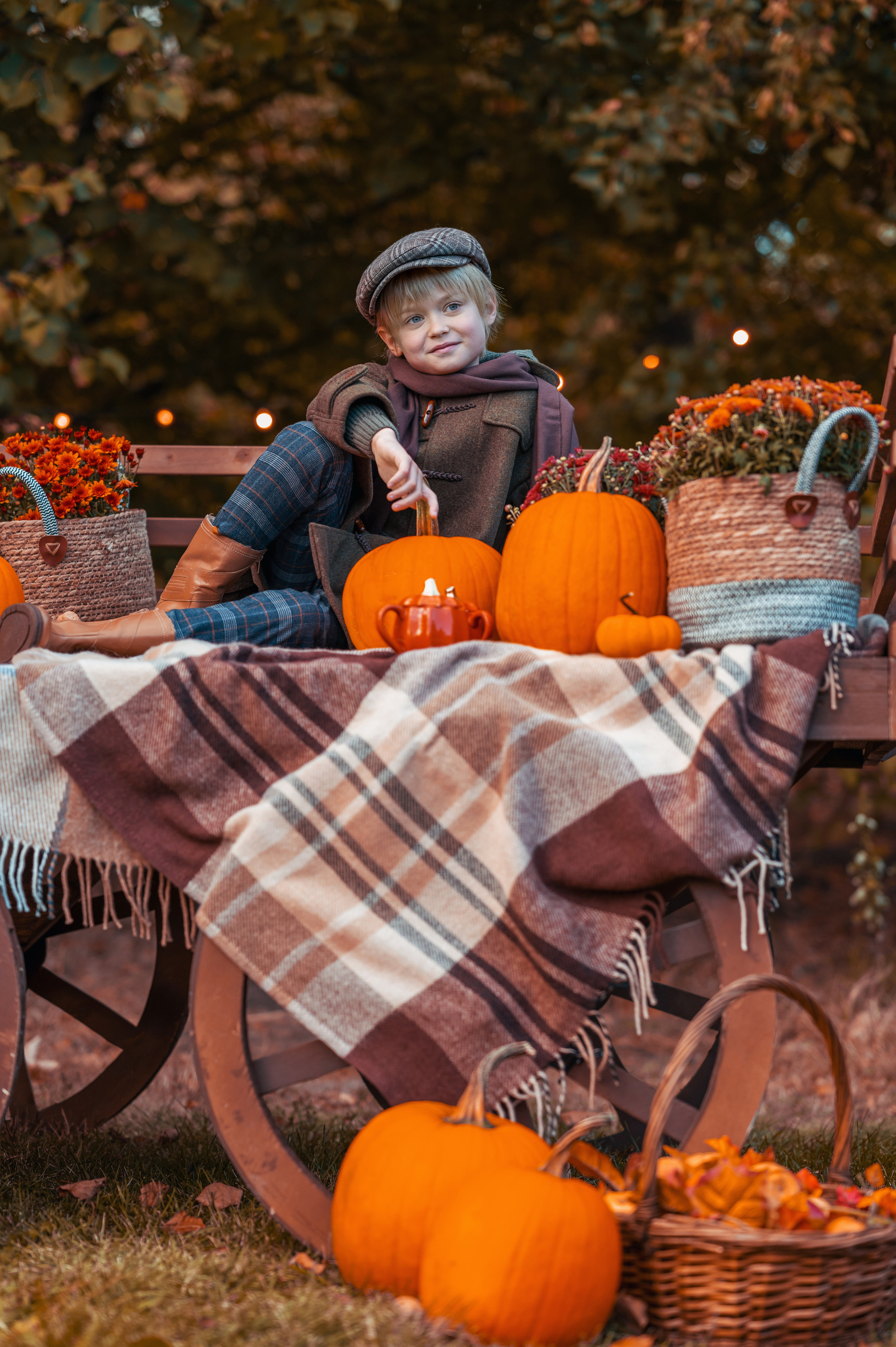 Фотосессия осенью. Семейный и контент фотограф в Москве Alira