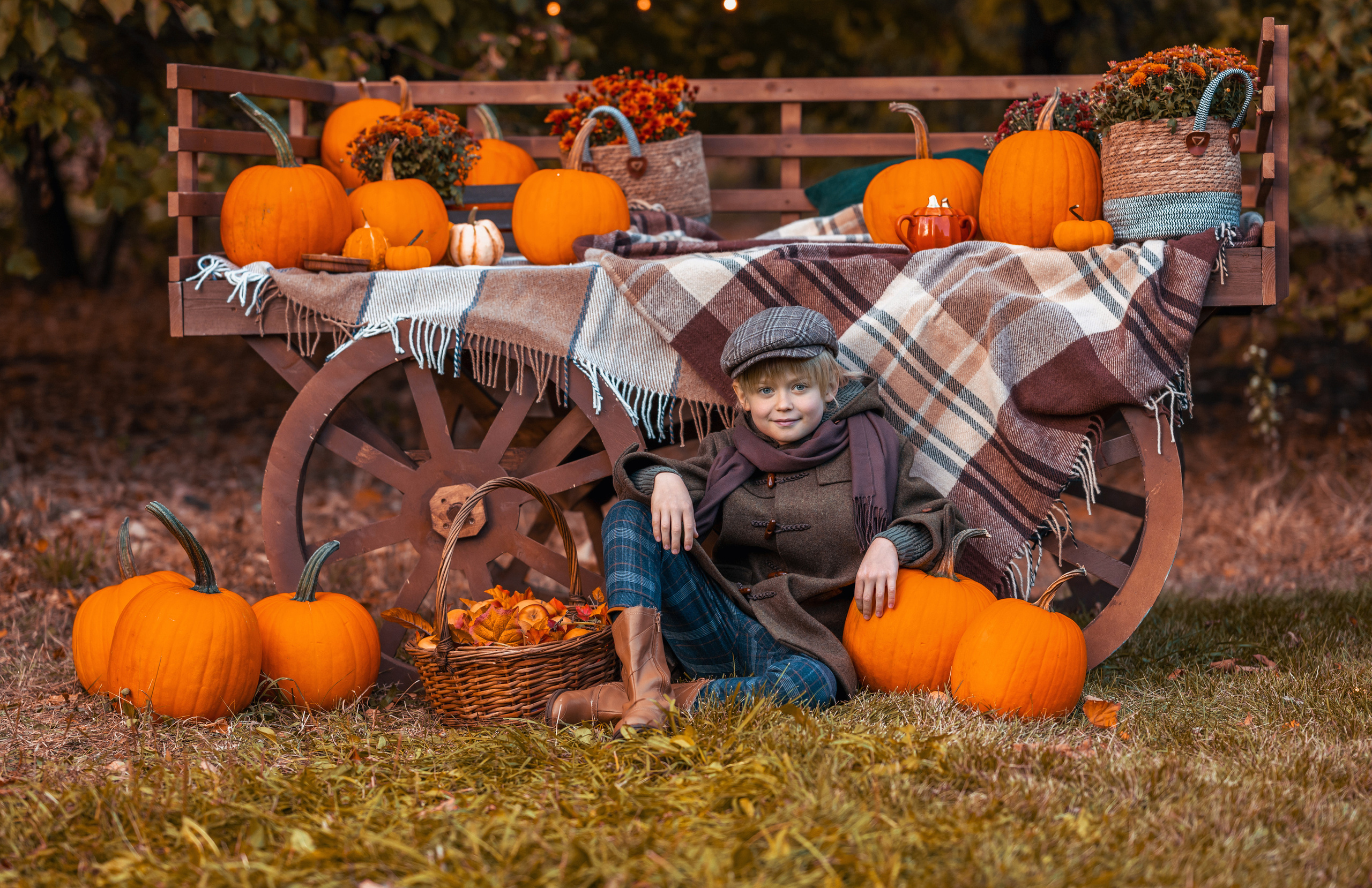 Фотосессия осенью. Семейный и контент фотограф в Москве Alira