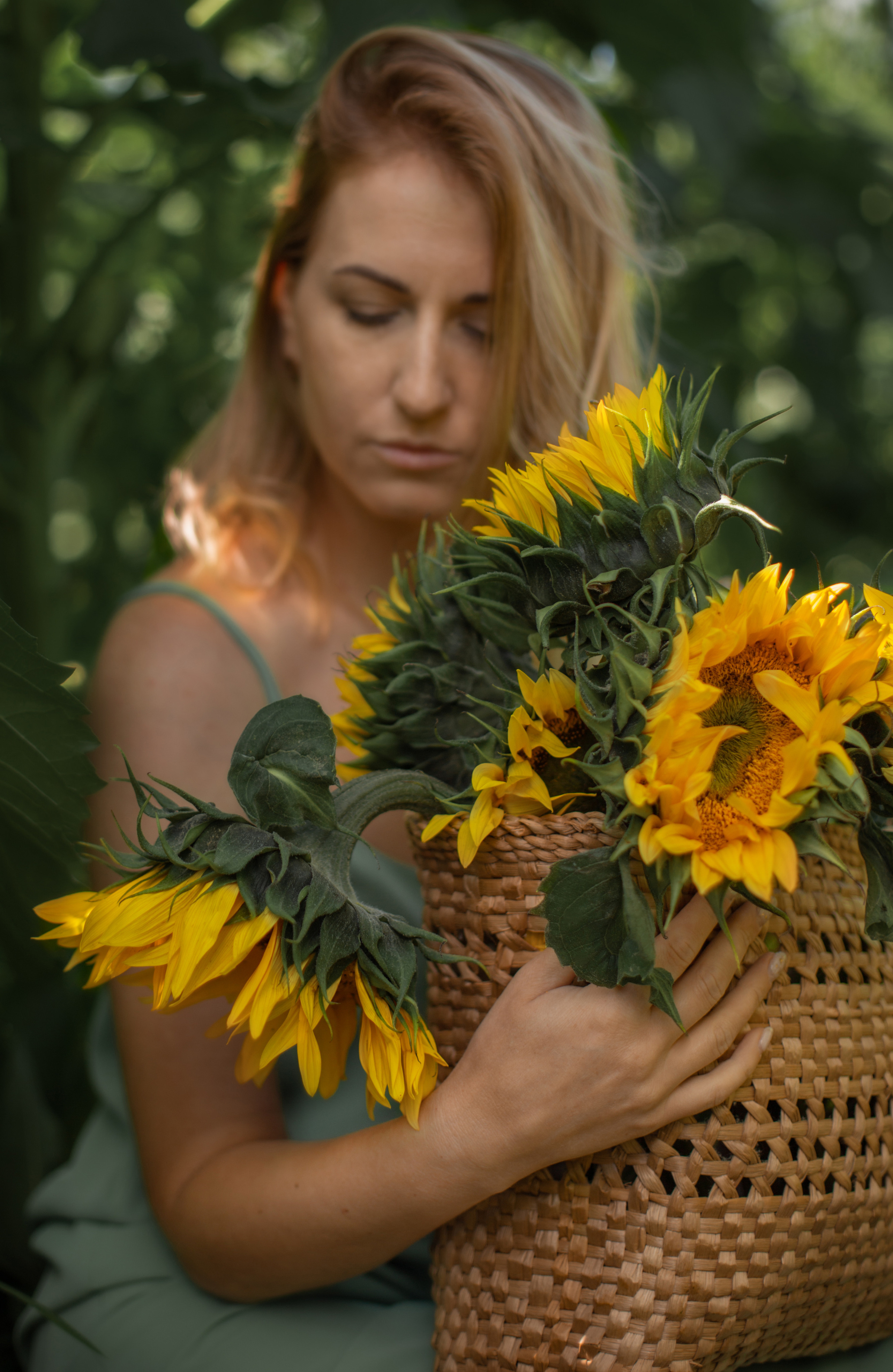 Ксюша, Катя и Полина. Съёмка в подсолнухах. Семейный и детский фотограф в Минске Владыко Татьяна