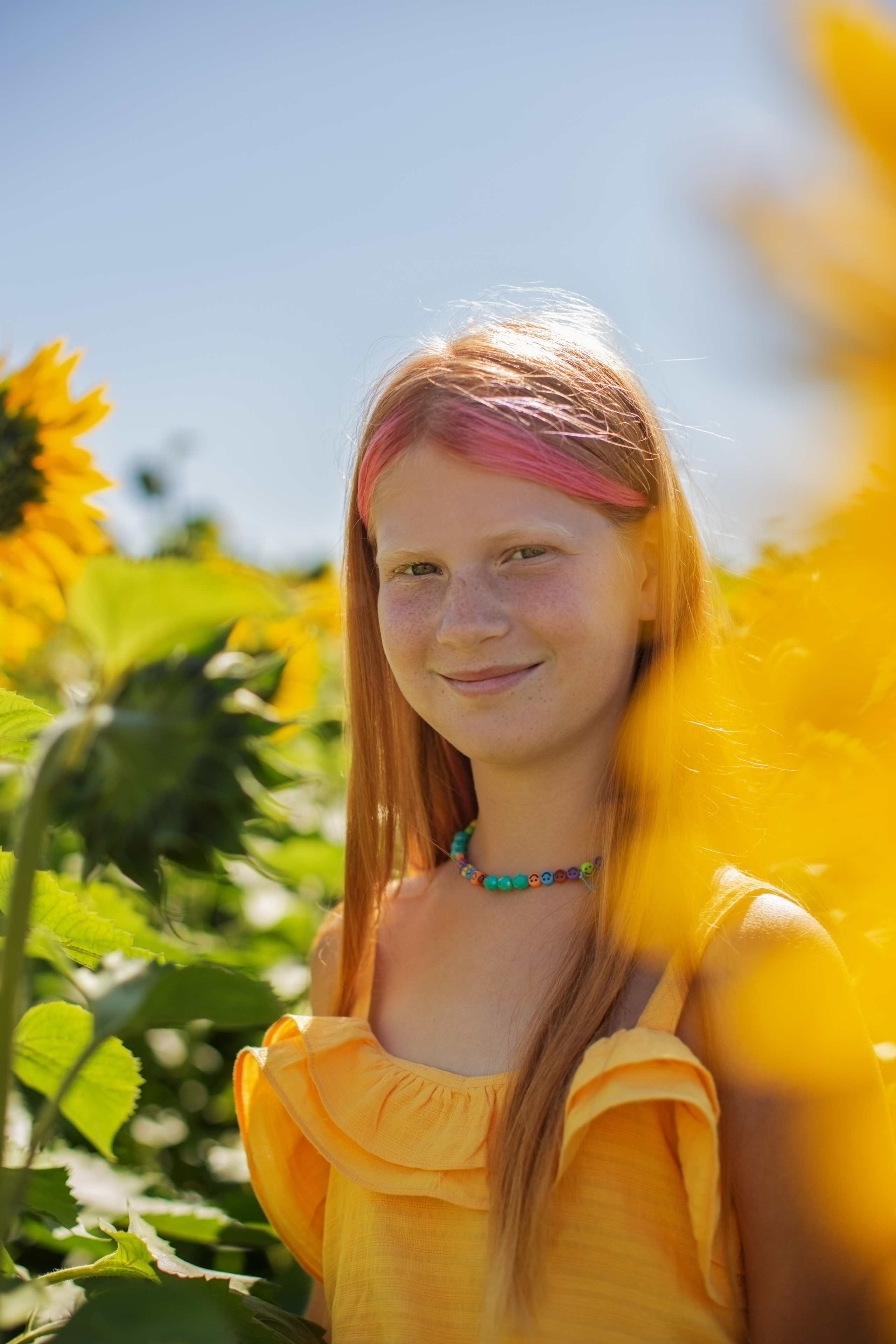 Ксюша, Катя и Полина. Съёмка в подсолнухах. Семейный и детский фотограф в Минске Владыко Татьяна