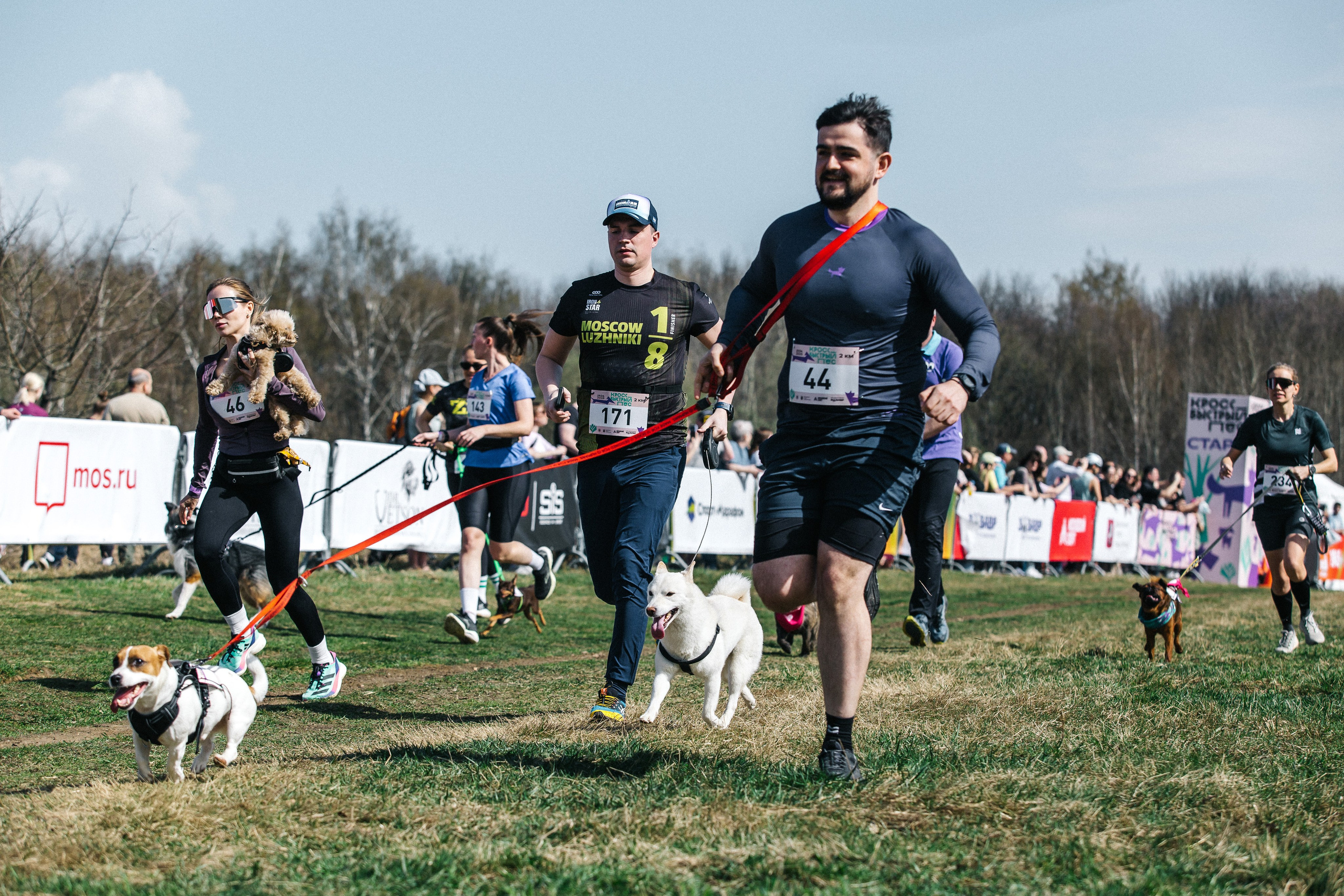 Кросс «Быстрый пёс» 2025. Репортажный фотограф в Москве