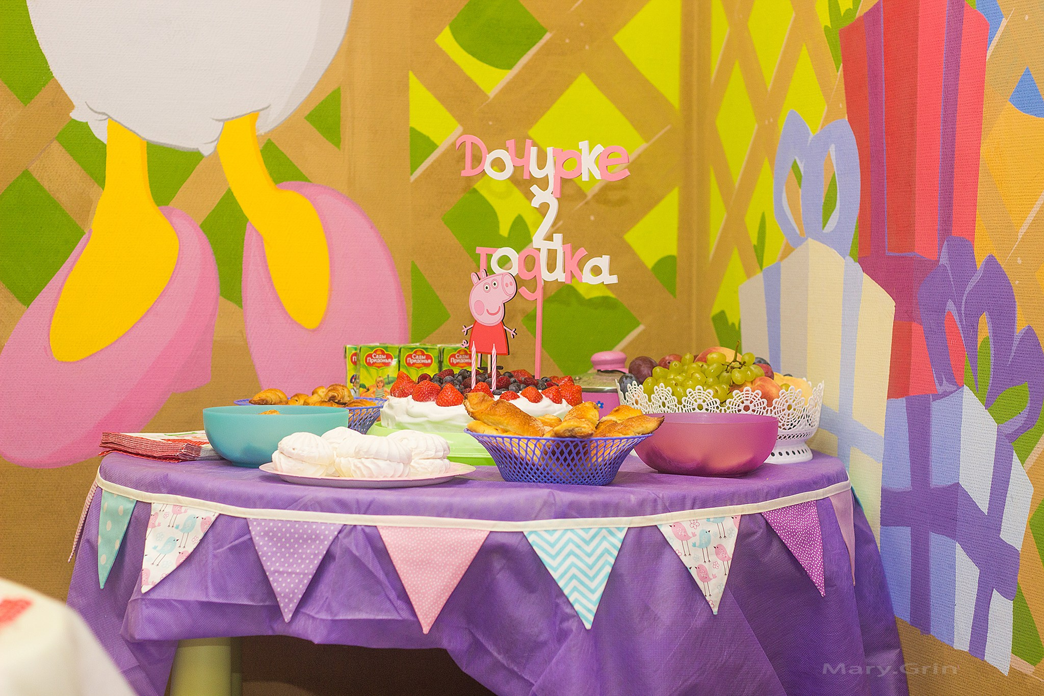 День рождения в стиле свинки Пеппа в Изумрудном городе. Детский и семейный фотограф, фотограф мероприятий Нижний Новгород