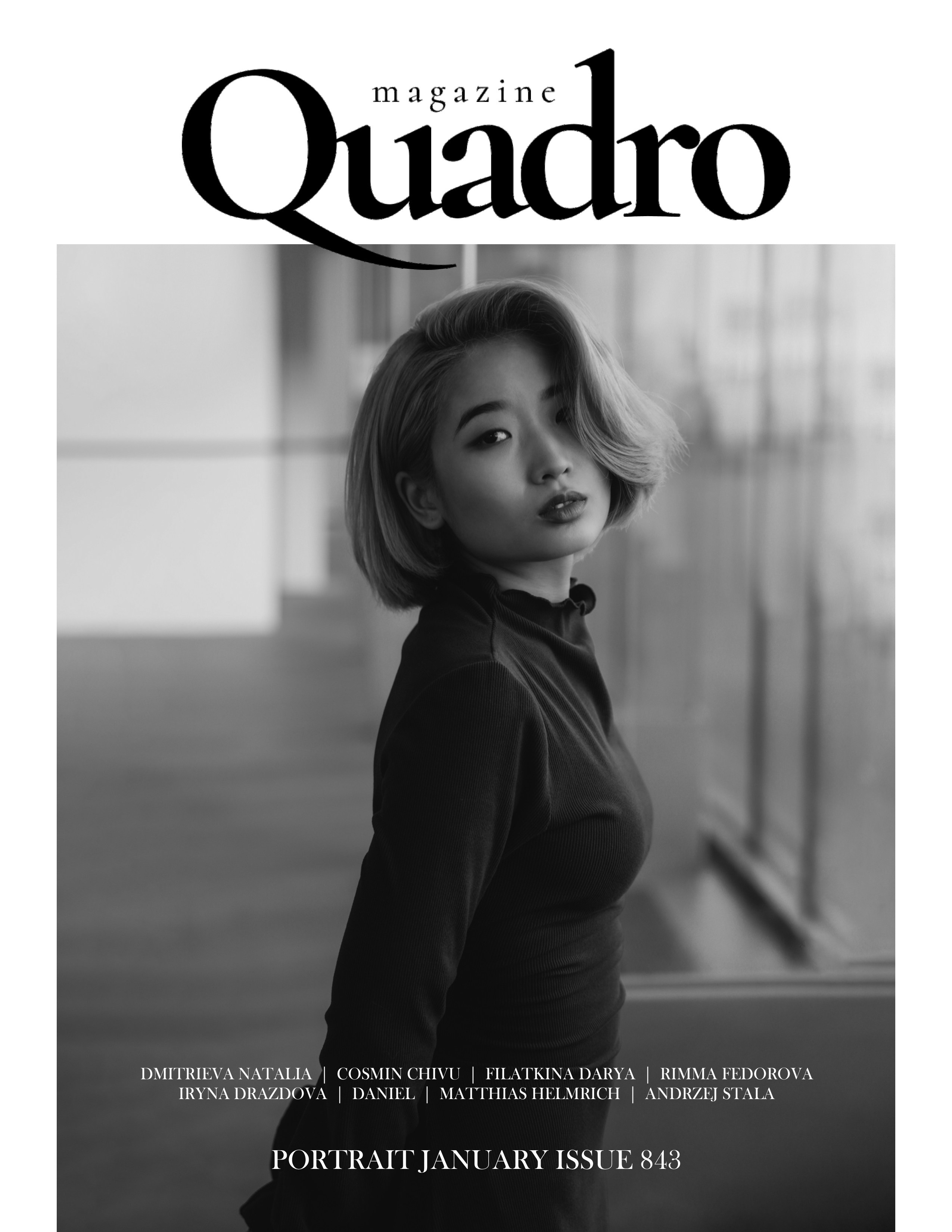 Quadro magazine «Kim Irina». Портретный фотограф в Санкт-Петербурге Дмитриева Наталия