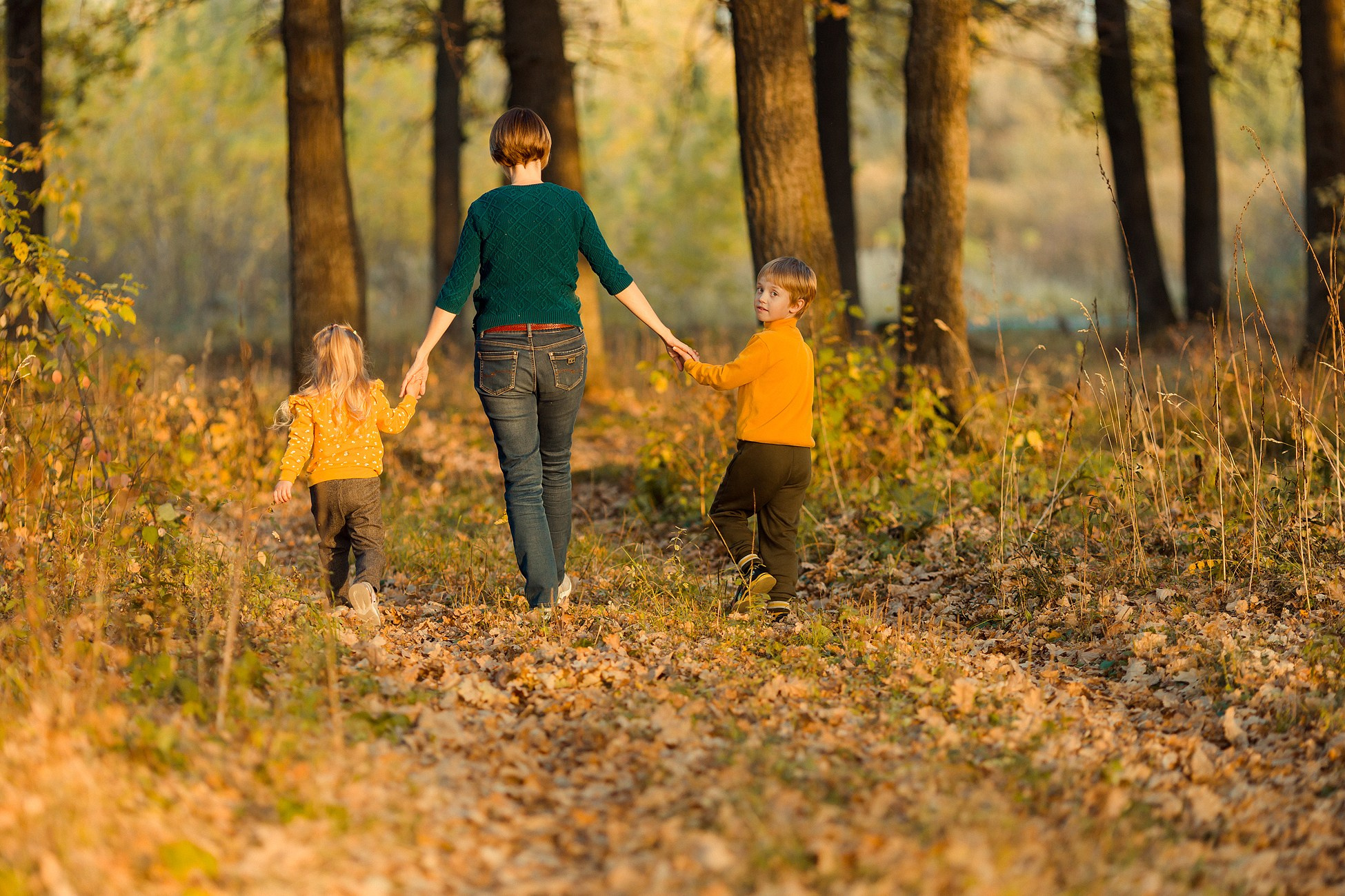 Осень в лесу. Семейный фотограф в Пензе Мария Левина