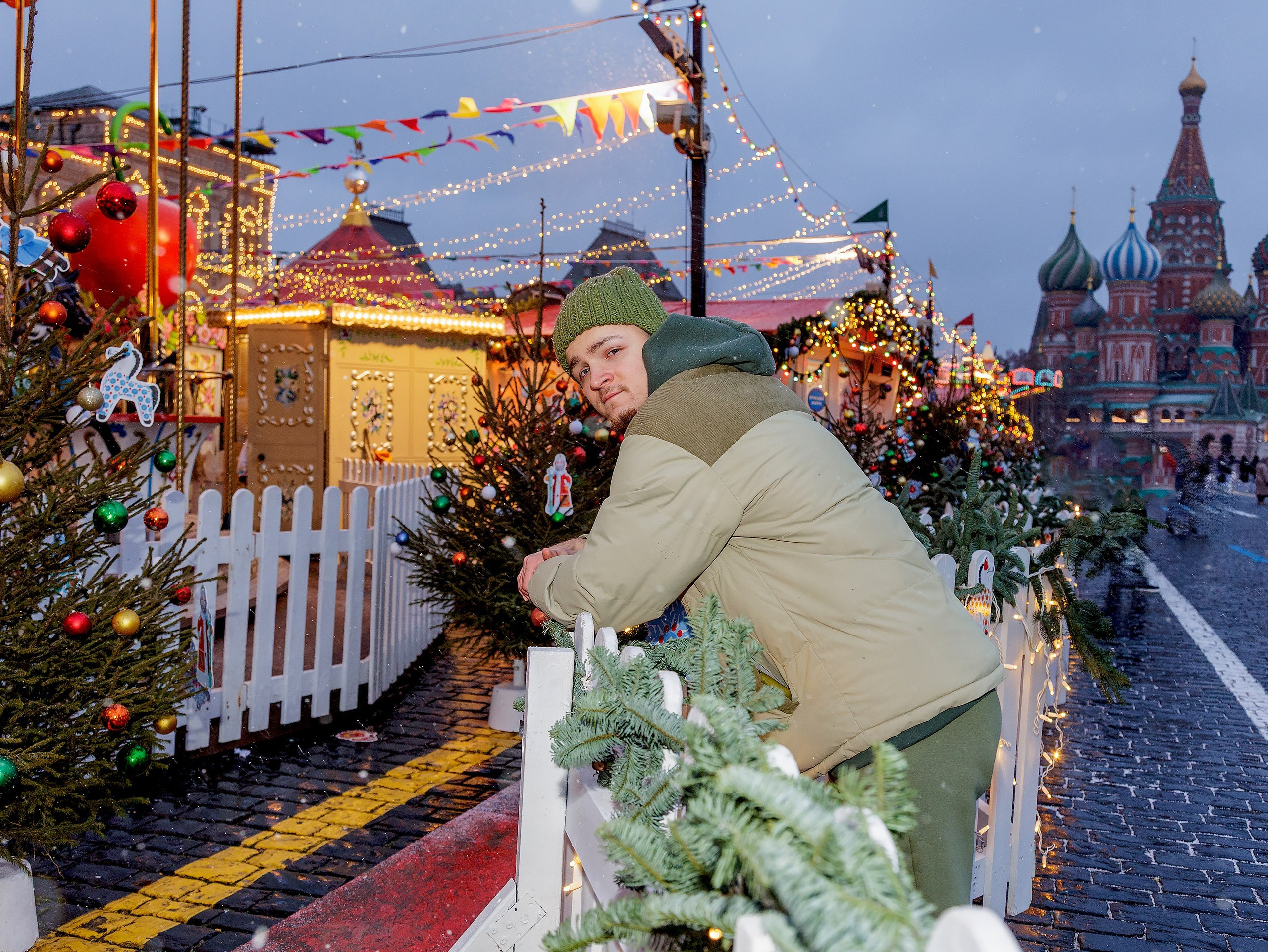 Новогодняя прогулка. Фотограф Алексей Зозин в Москве