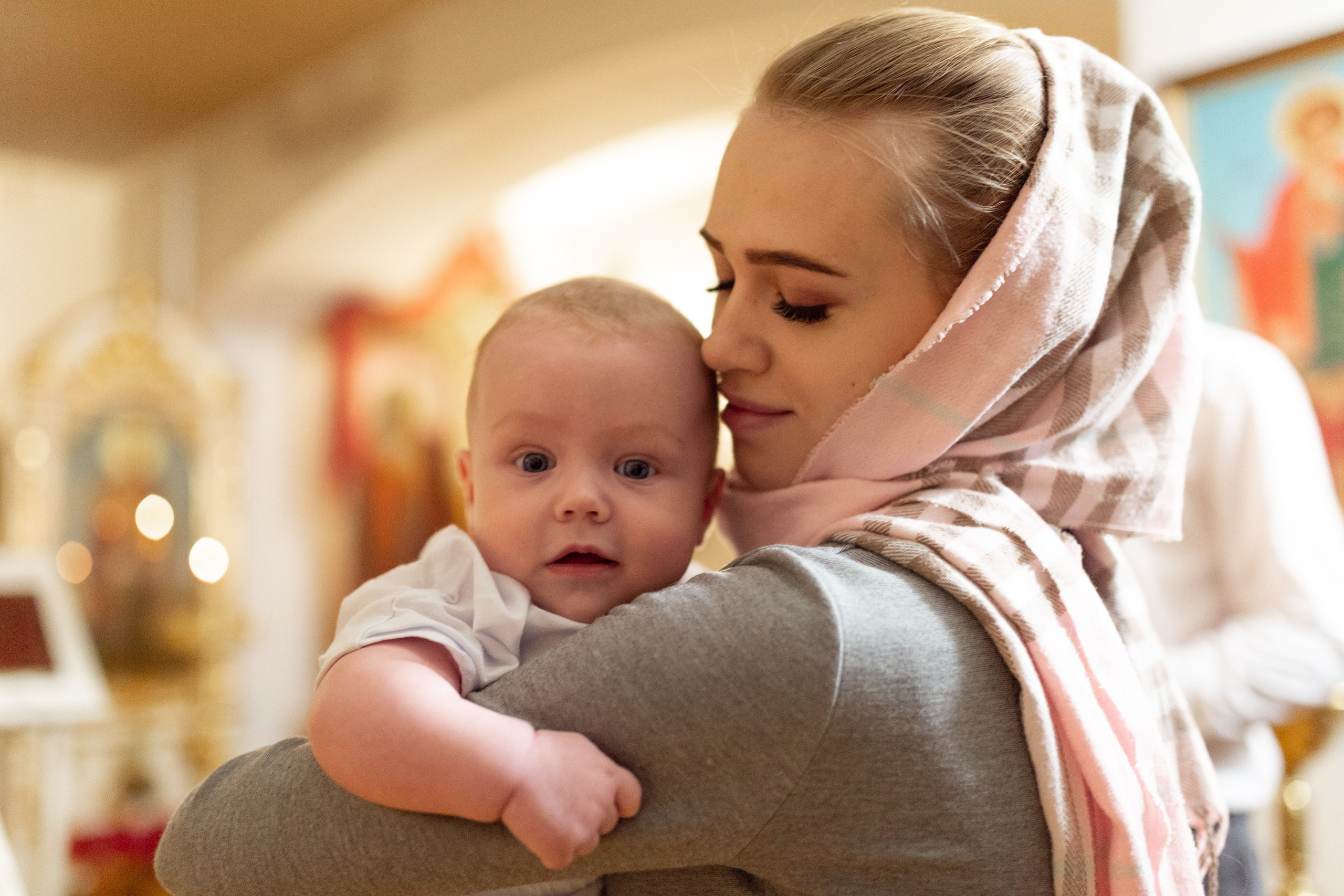 Таинство крещения. Фотограф Комаров Сергей
