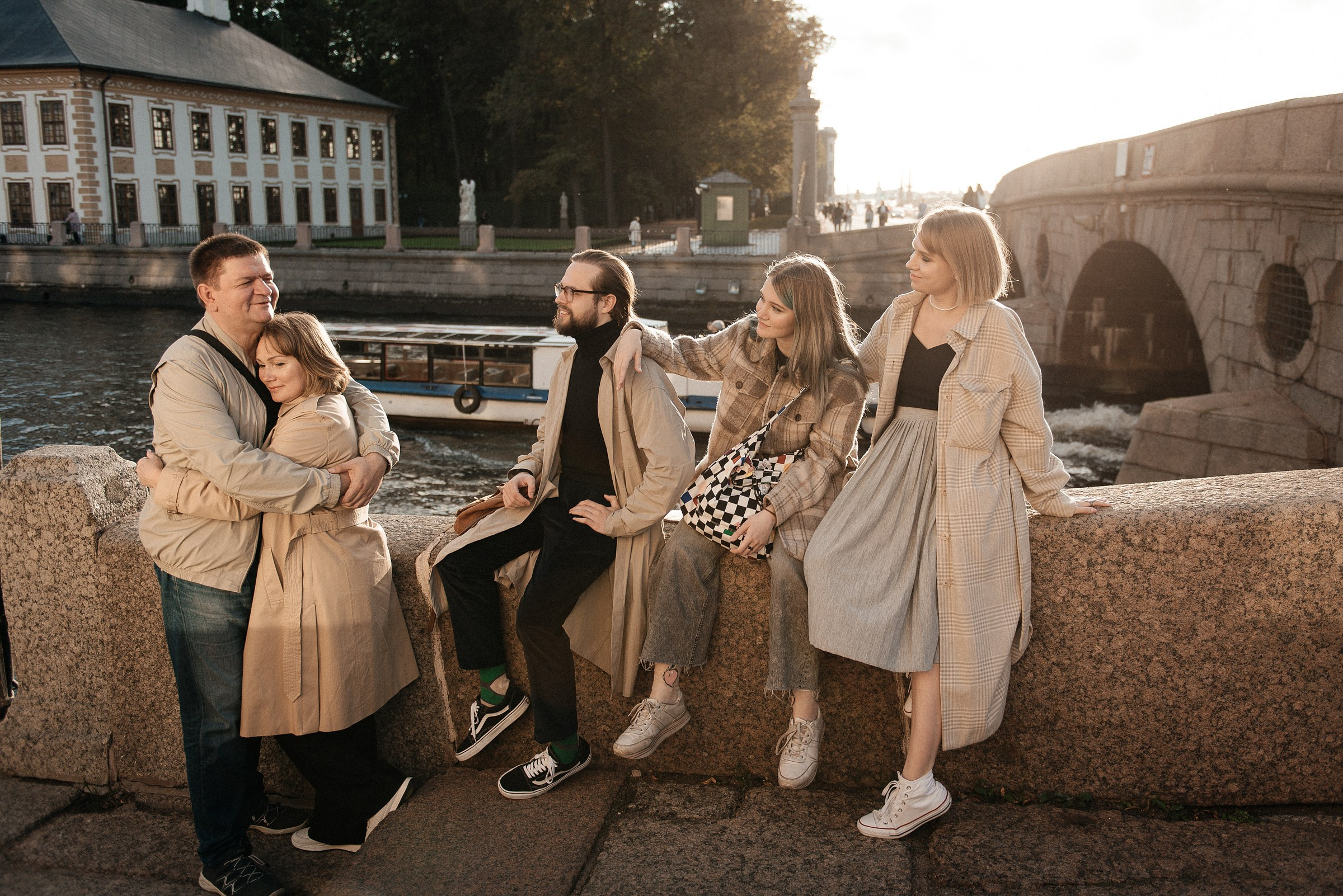 семейная фотосессия на улице