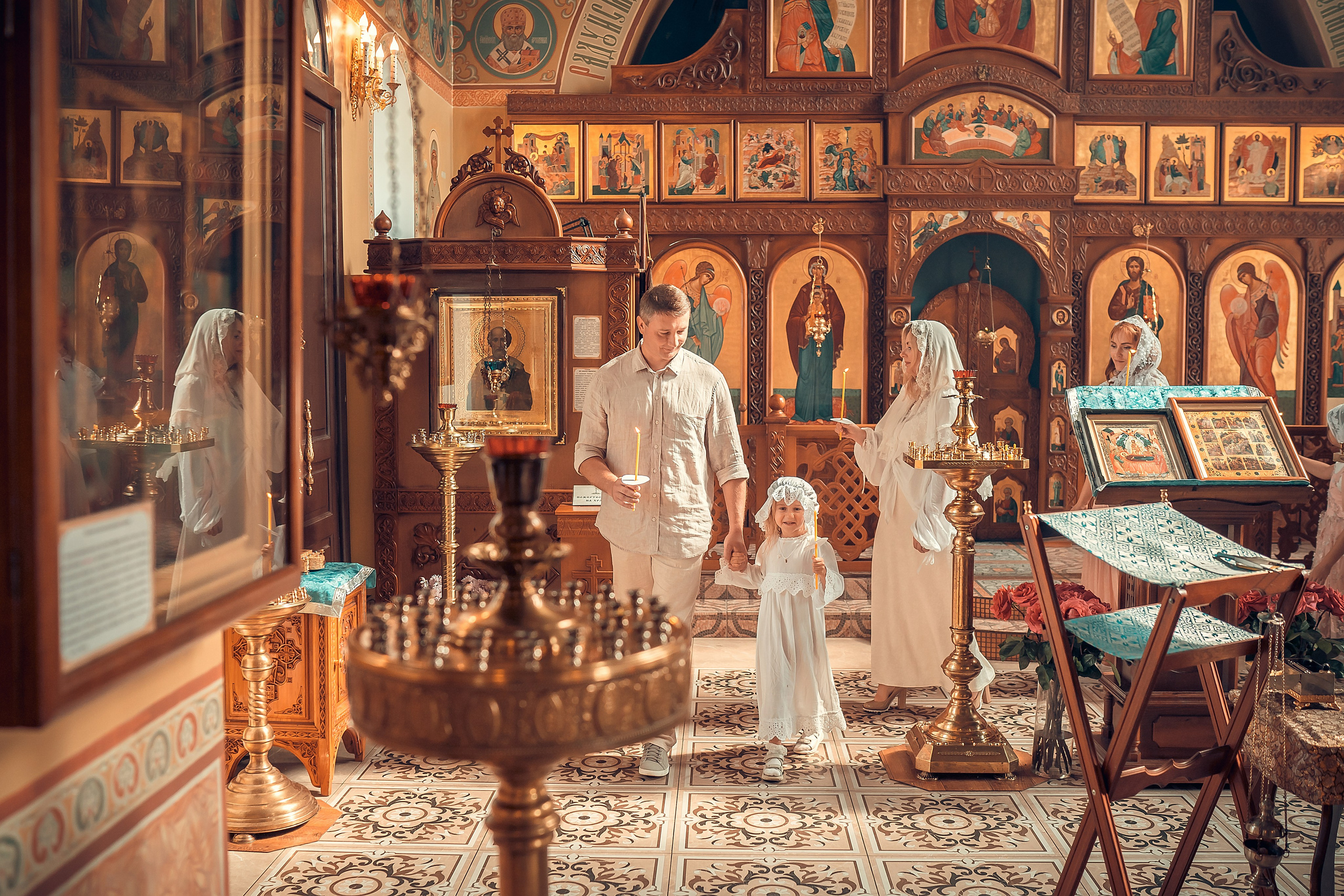 Крещение Даны. Фотограф на Крещение и Венчание в Красноярске Рамазанова Юлия