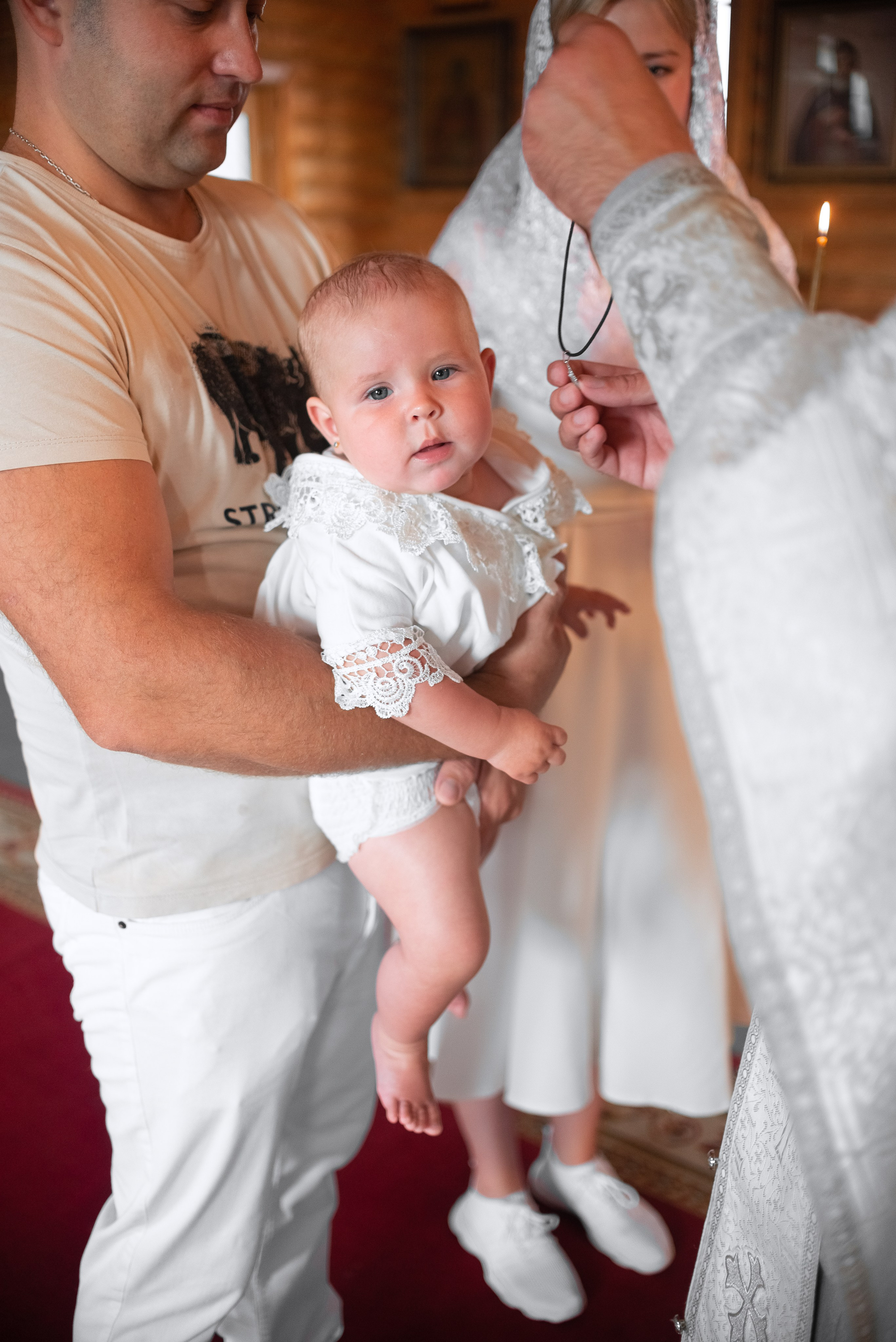 Крещение Софии в хр.Георгия Победоносца в Смиловичах. Семейный фотограф на выписку из роддома и крещение Минск Настя Гришук