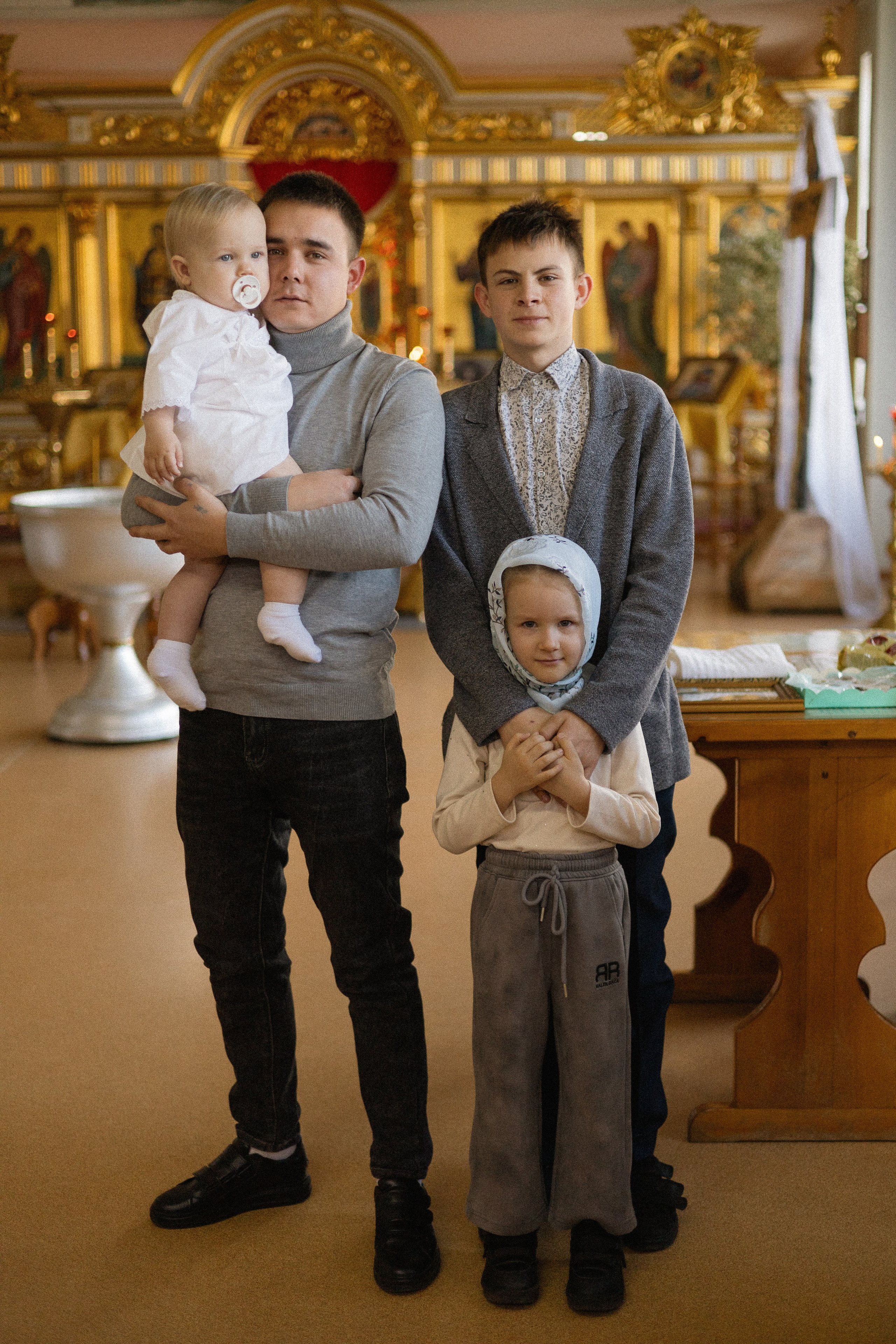 Крещение Лёвы. Фотограф в г. Чита