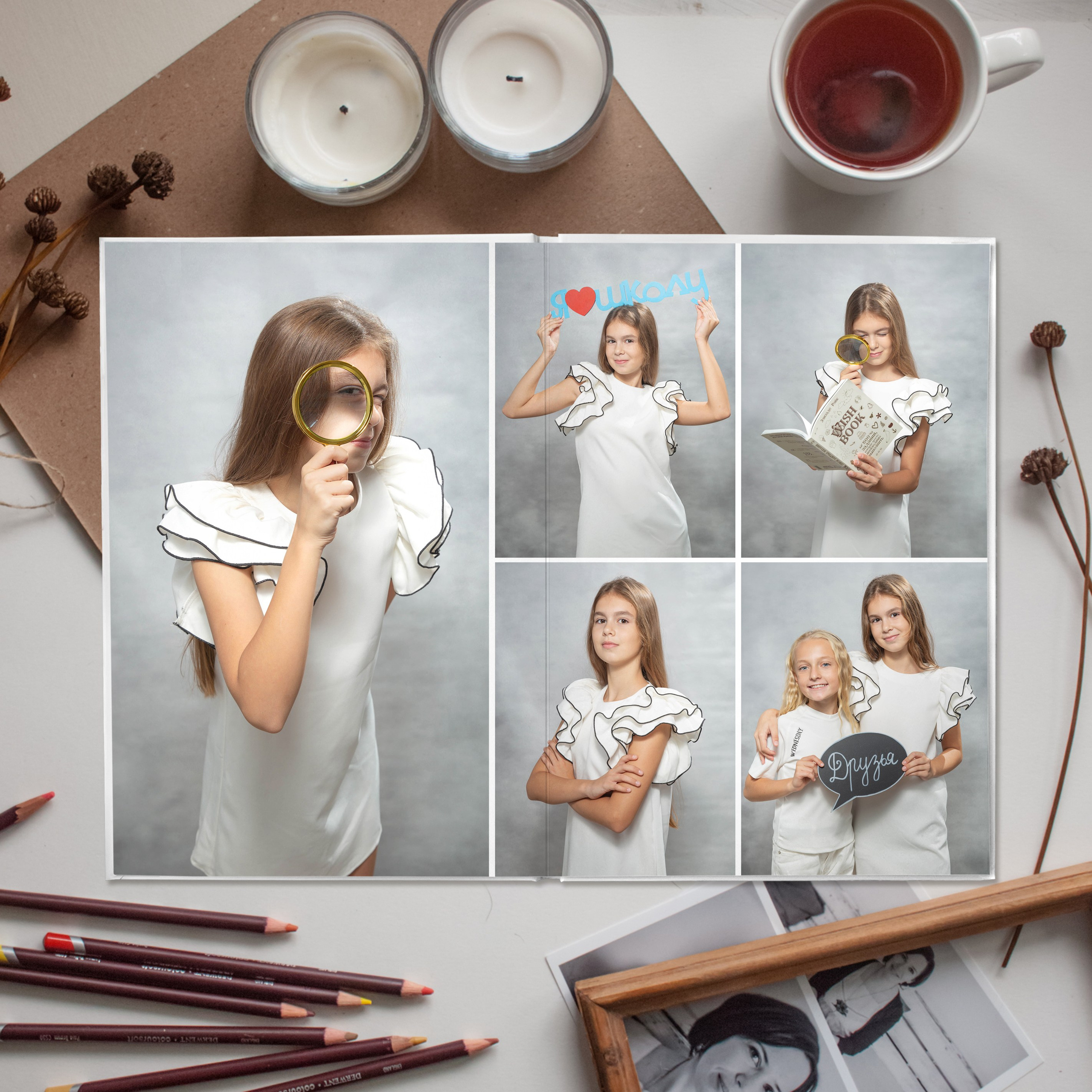 Персональные альбомы. Выпускные альбомы. Евпатория. Школьный фотограф