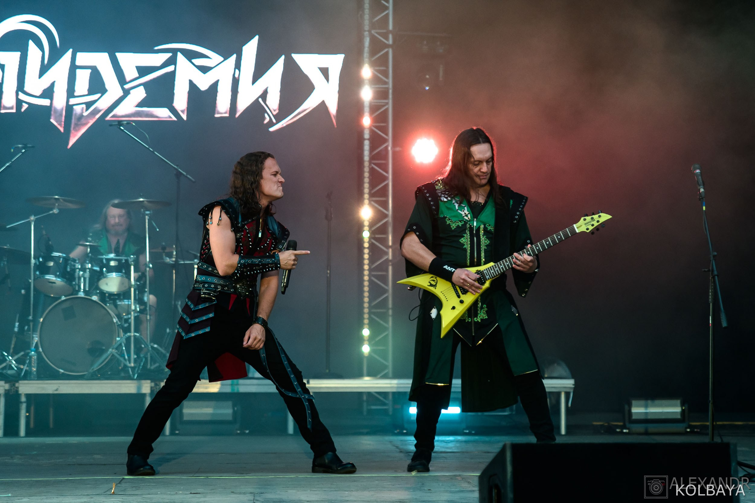 Концерт группы Эпидемия в Зеленом театре. Концертный и театральный репортажный фотограф в Москве Александр Колбая