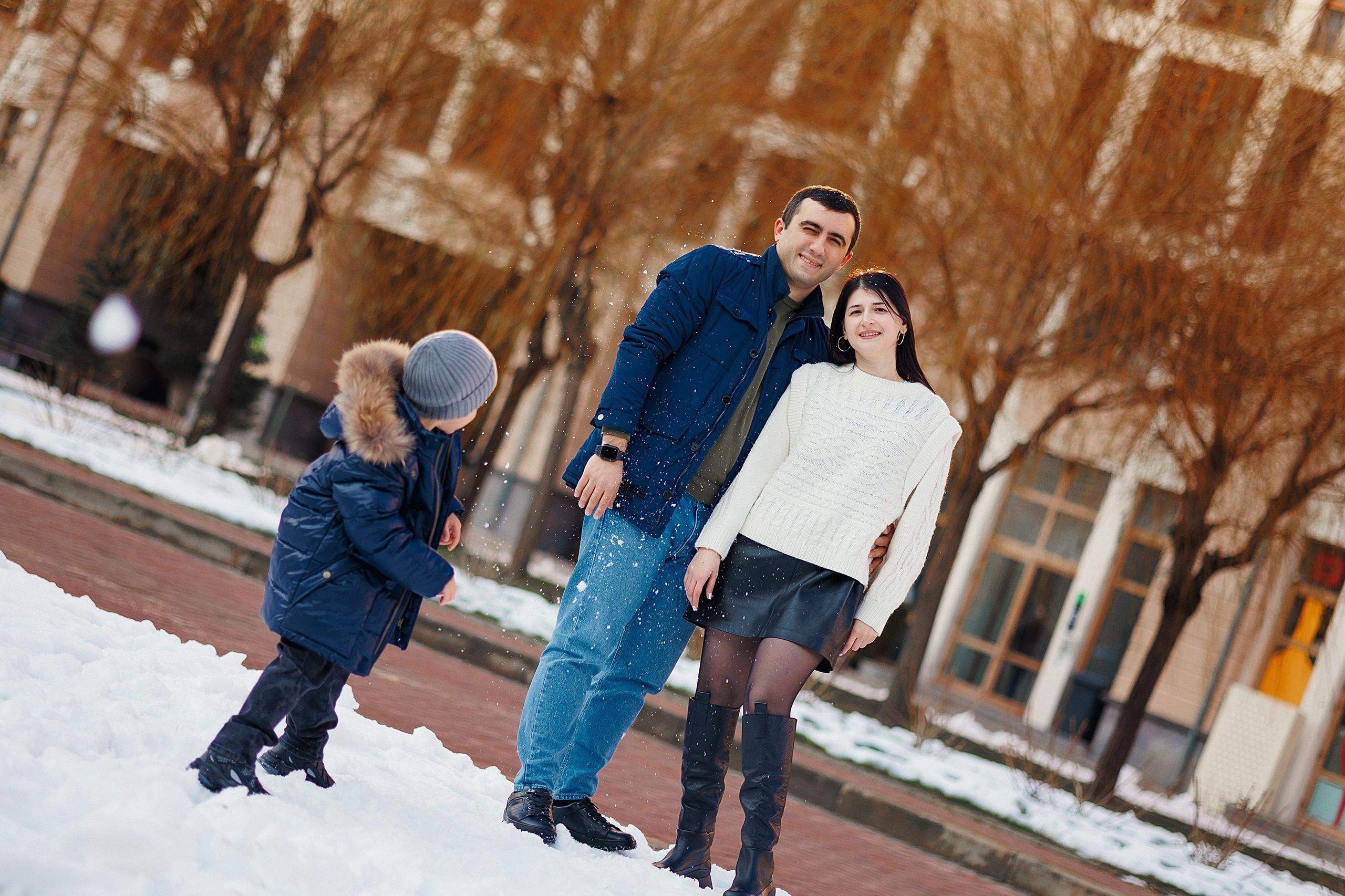 Зимняя фотосессия в Красной поляне. Свадебный и семейный фотограф в Сочи Денис Вялов