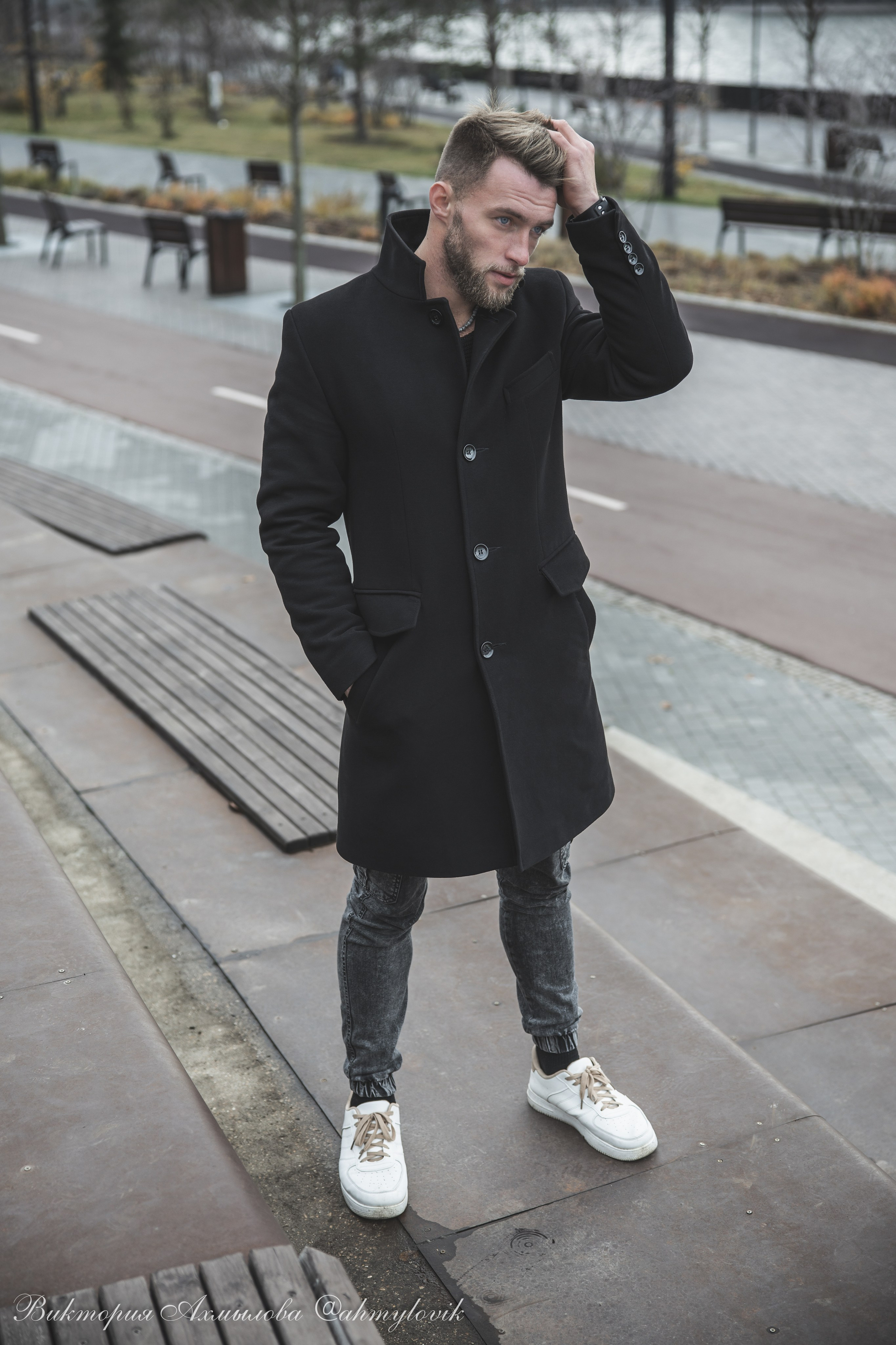 Прогулка с Хаски (Сергей). Виктория Ахмылова. Фотограф в Москве