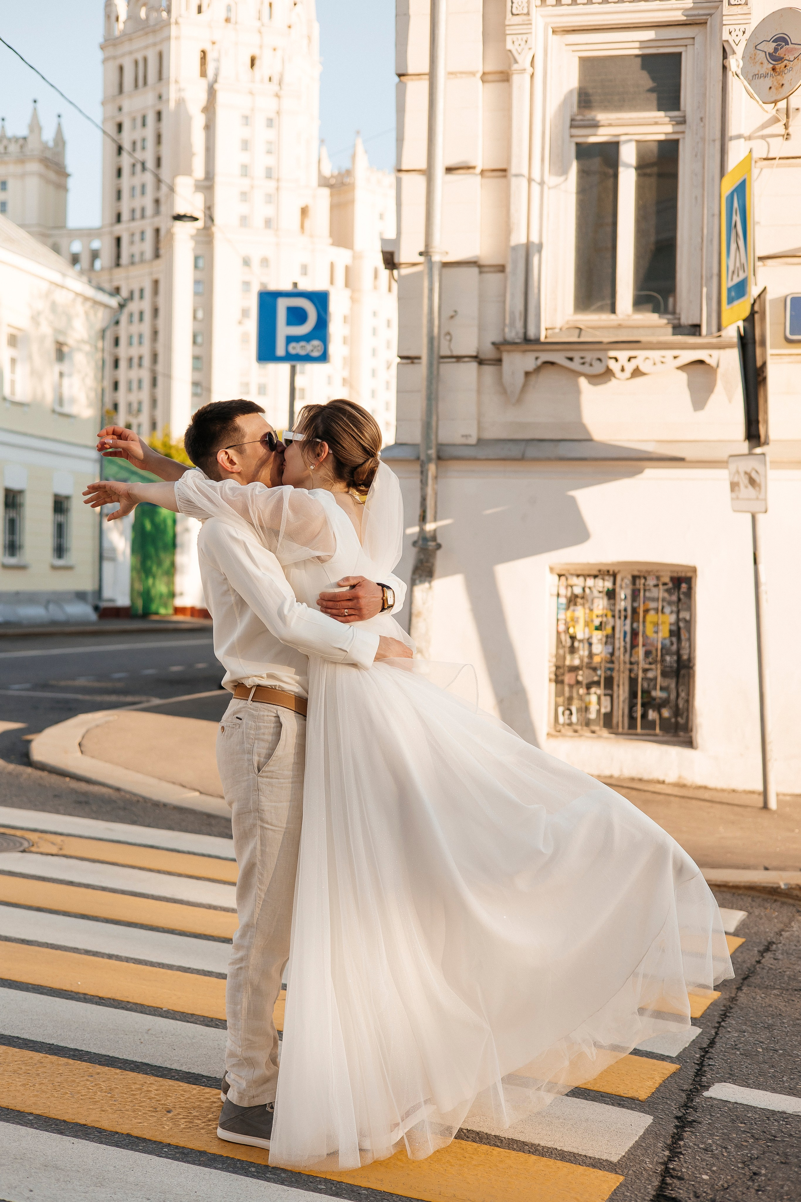 Серафима и Федор (на рассвете). Фотограф в Москве Екатерина Потапова