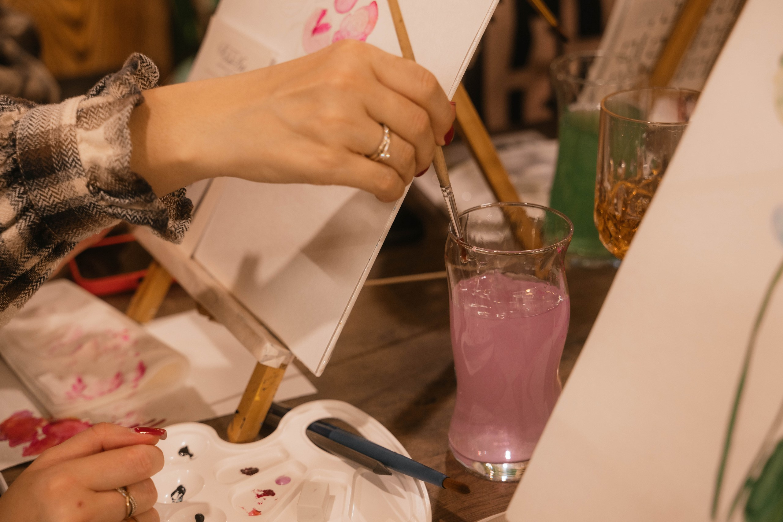 Мастер-класс по рисованию на день рождения. Свадебный, семейный фотограф в Рязани Лена Брант