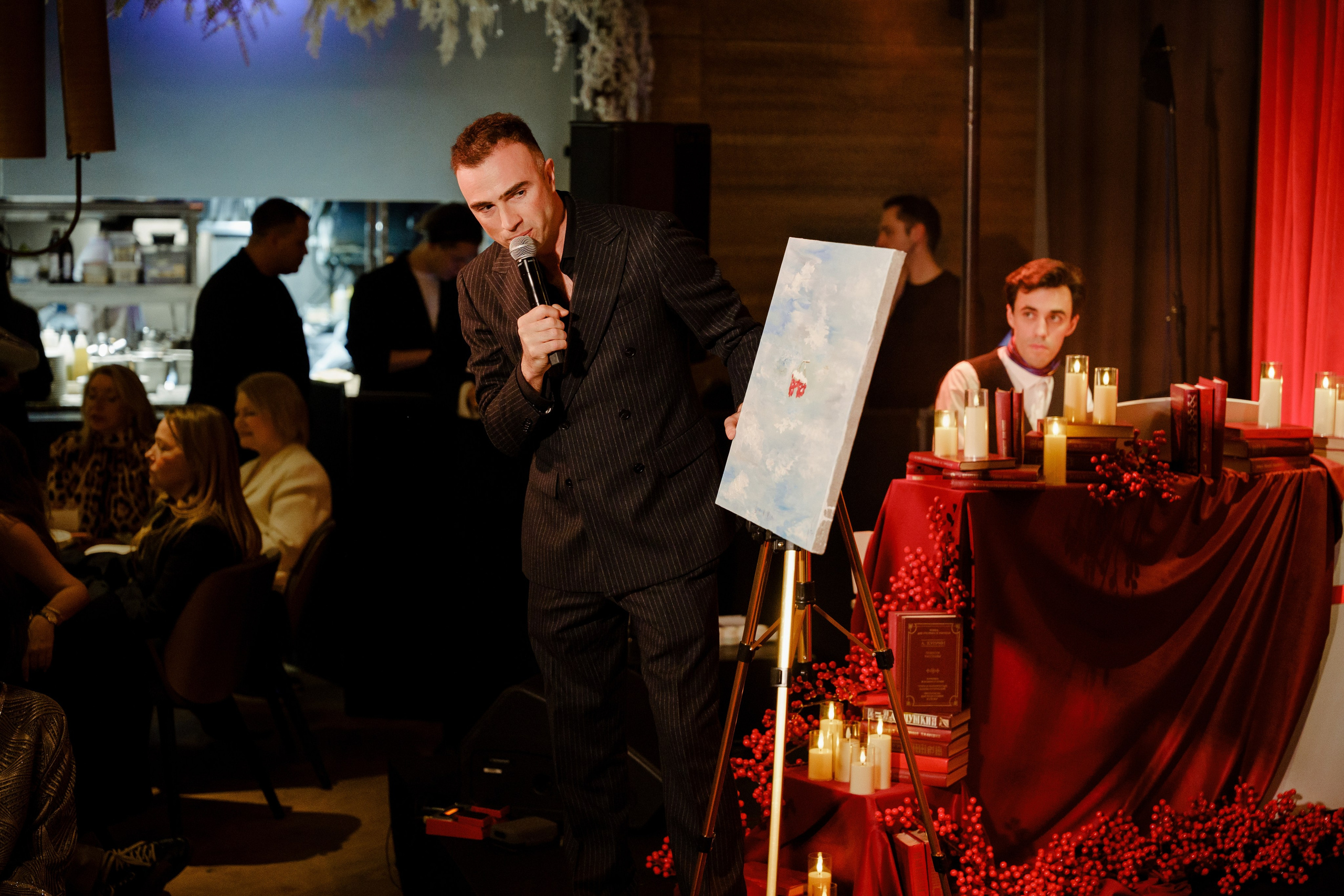 Литературный вечер «Libra». Репортажный фотограф в Москве Саша Дружинина