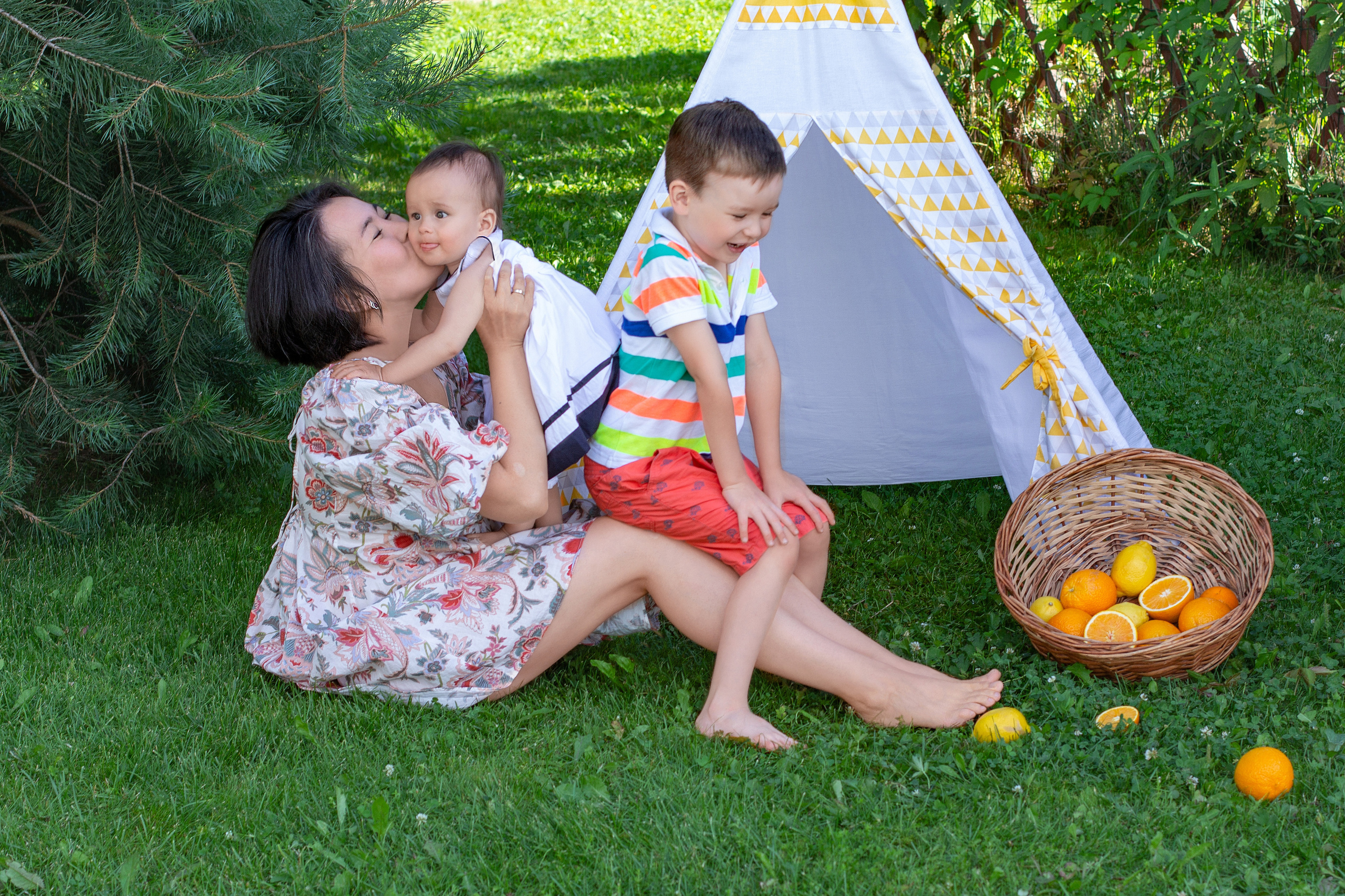 Фото-проекты (тыквенный, арбузный, весенний). Детский и семейный фотограф в Москве и МО
