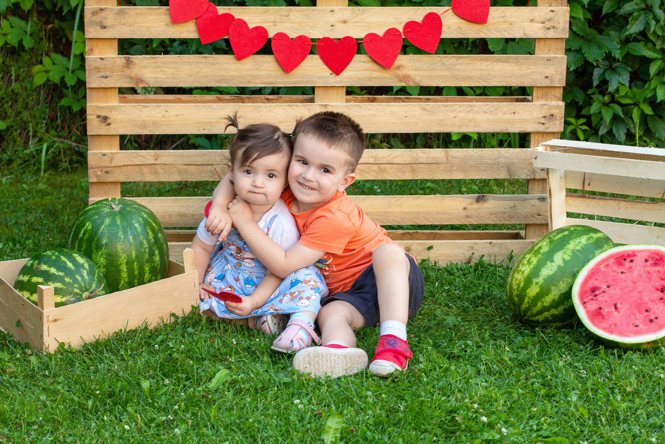 Фото-проекты (тыквенный, арбузный, весенний). Детский и семейный фотограф в Москве и МО
