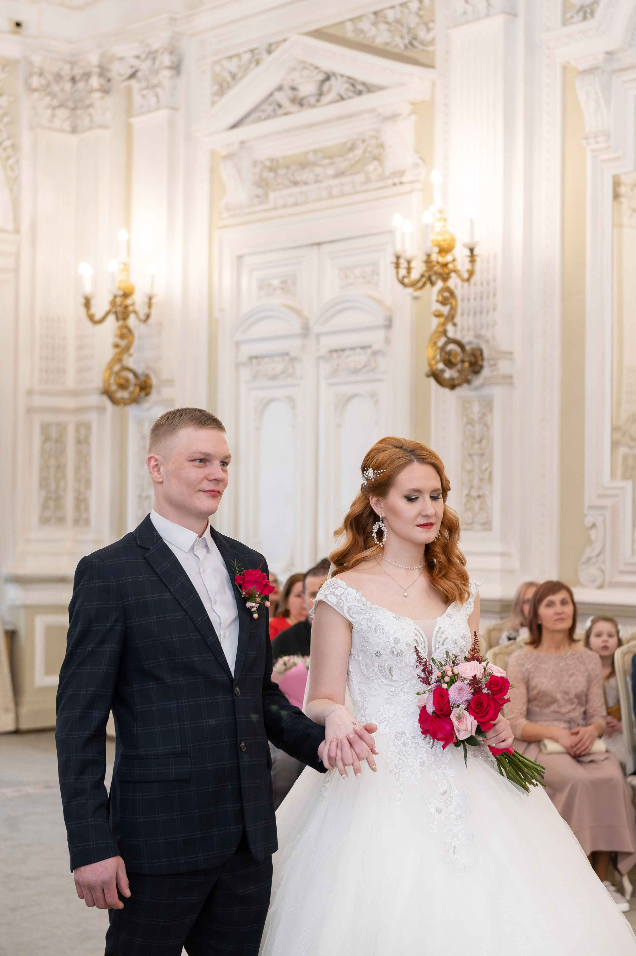 Екатерина и Алексей (свадебная фотосессия в Эрмитаже и Первом Дворце Бракосочетания на Английской набережной 28). Портретный, семейный и свадебный фотограф в Санкт-Петербурге и в Пушкине Ширяев Денис