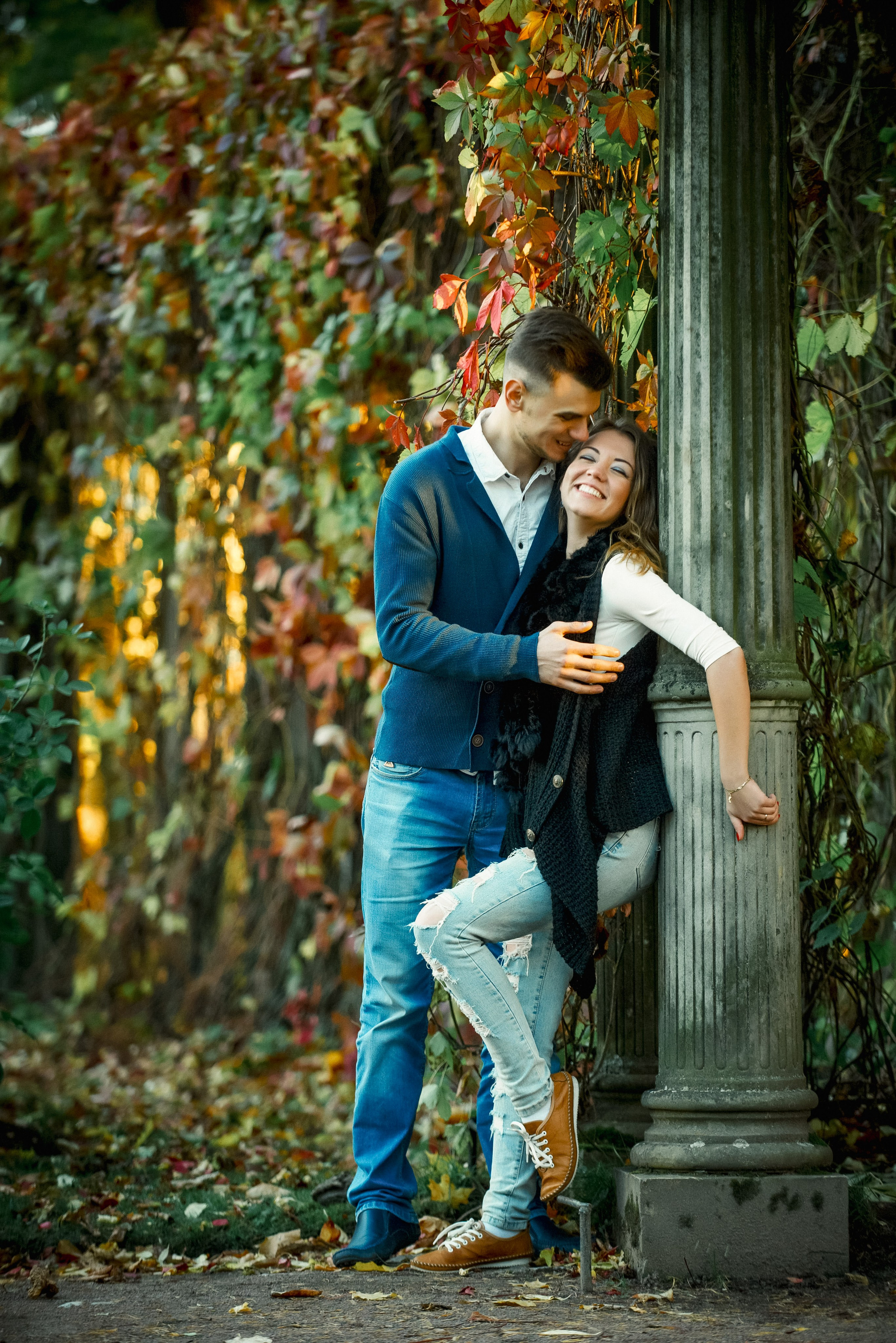 Love story в Пушкине в Екатерининском и Александровском парке. Портретный, семейный и свадебный фотограф в Санкт-Петербурге и в Пушкине Ширяев Денис