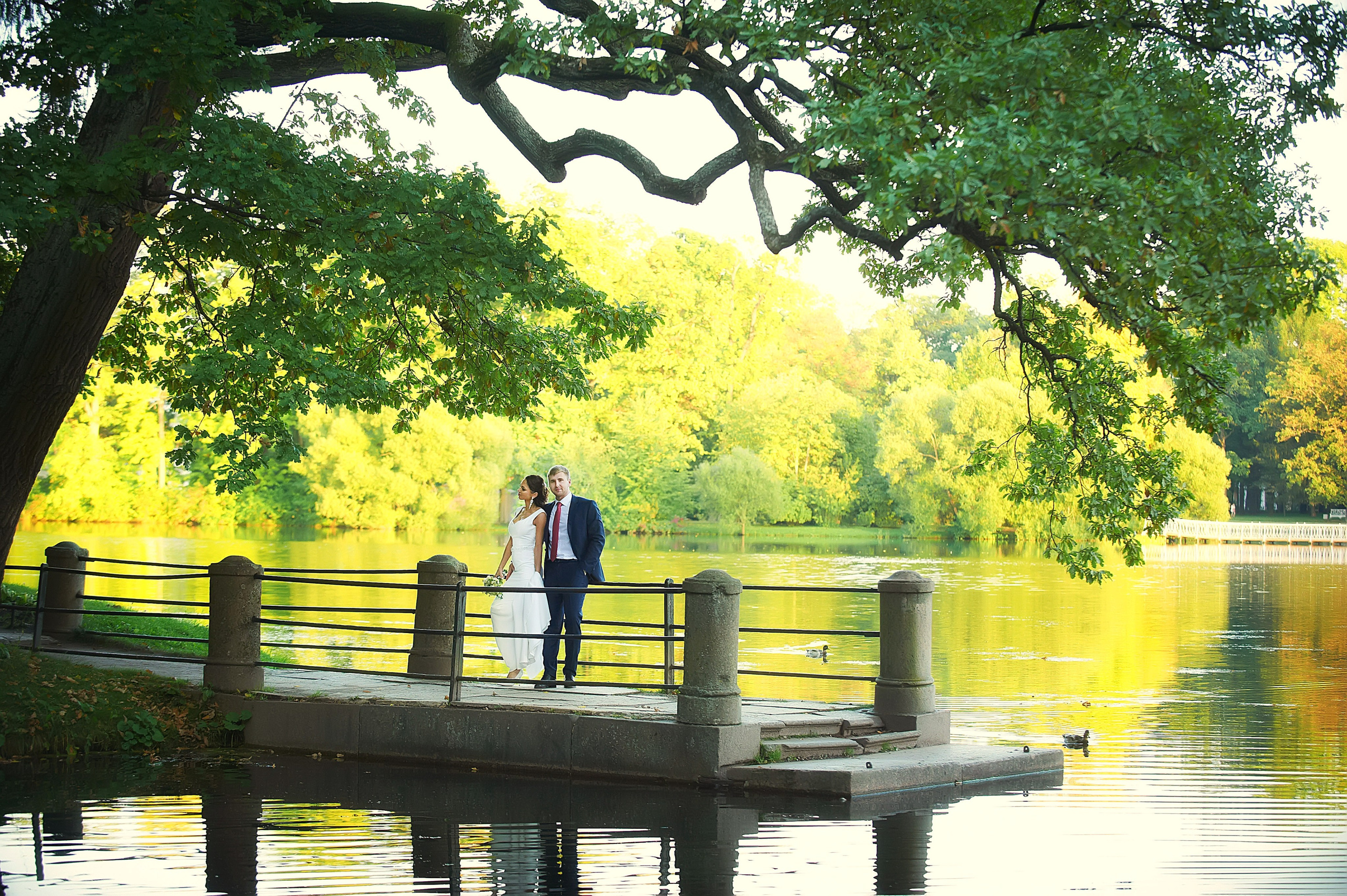 Максим и Наталья (свадебная фотосессия в Пушкине в Екатерининском парке). Портретный, семейный и свадебный фотограф в Санкт-Петербурге и в Пушкине Ширяев Денис