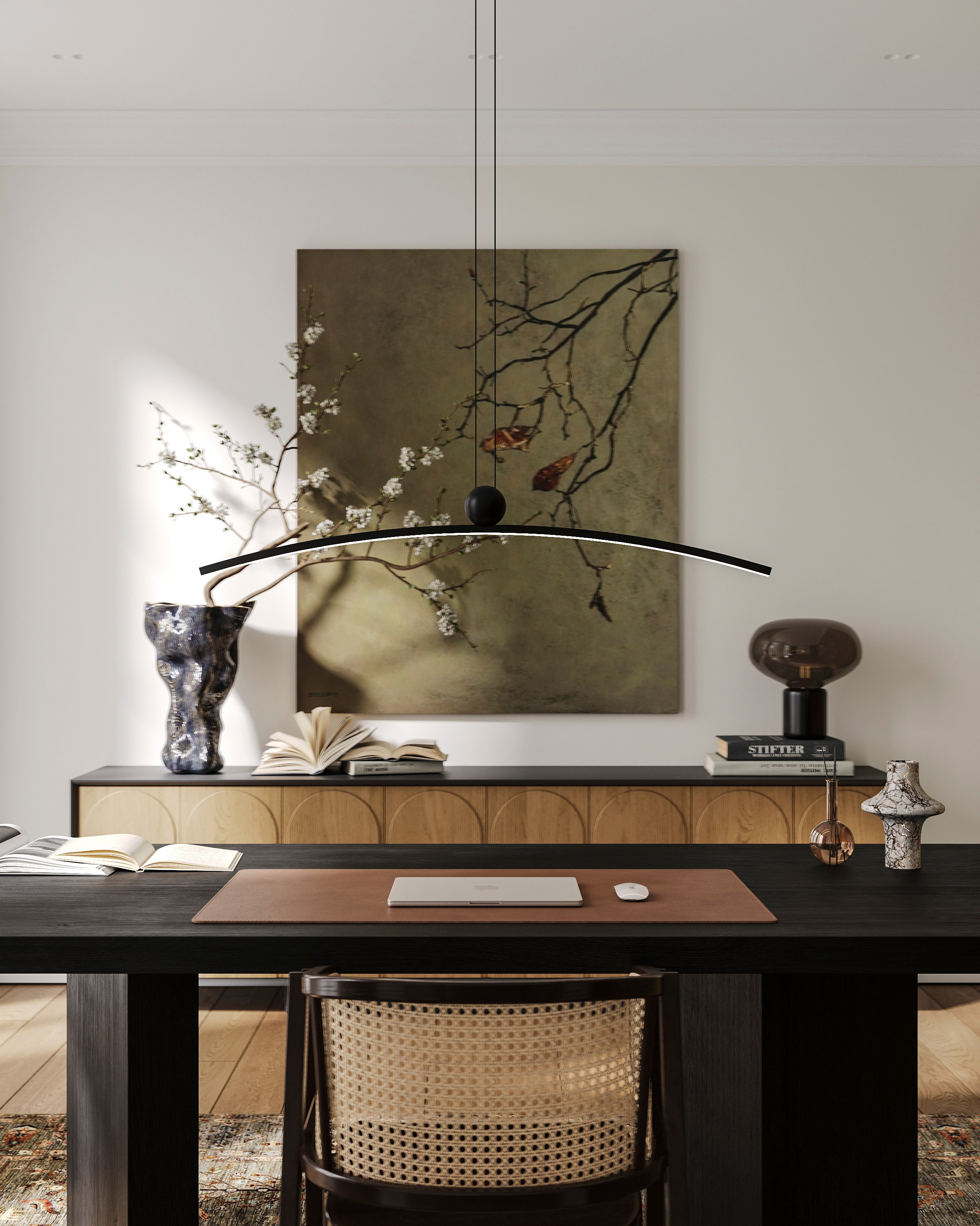 SERENE SPACE | DESIGNER ANNE KIREEVA. Interior Visualization by Valerie Stetyukevich