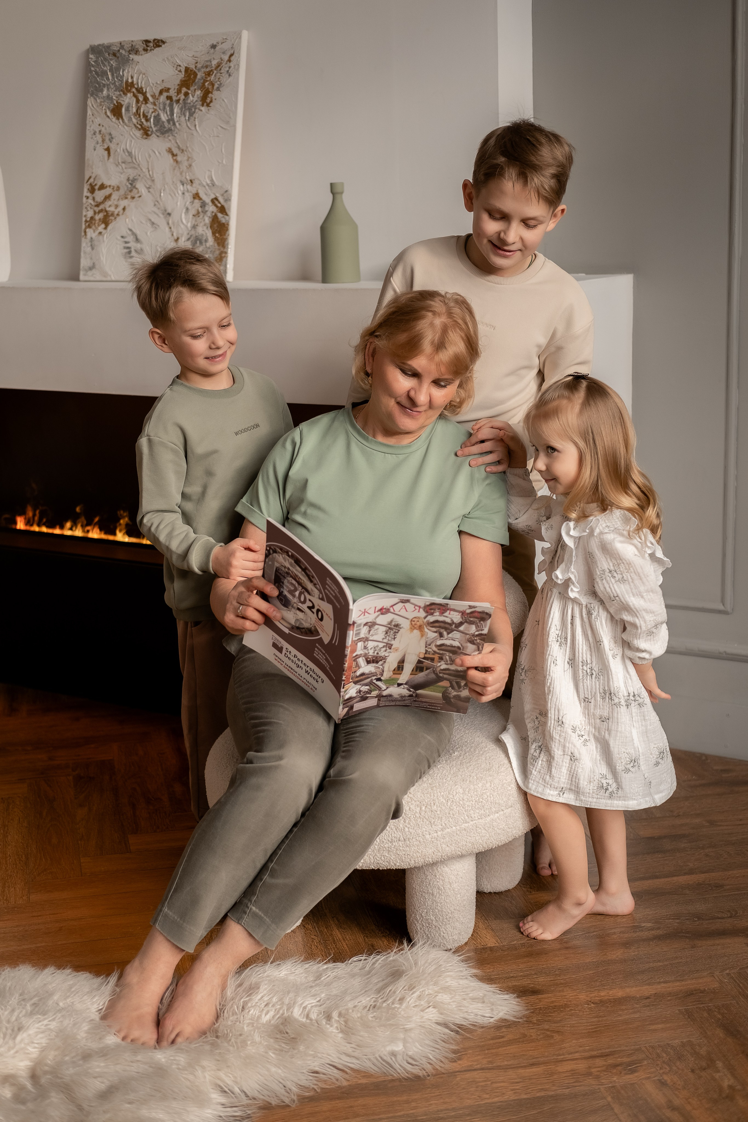 Семейная фотосессия (прогулки и студии). Семейный и женский фотограф в Санкт-Петербурге