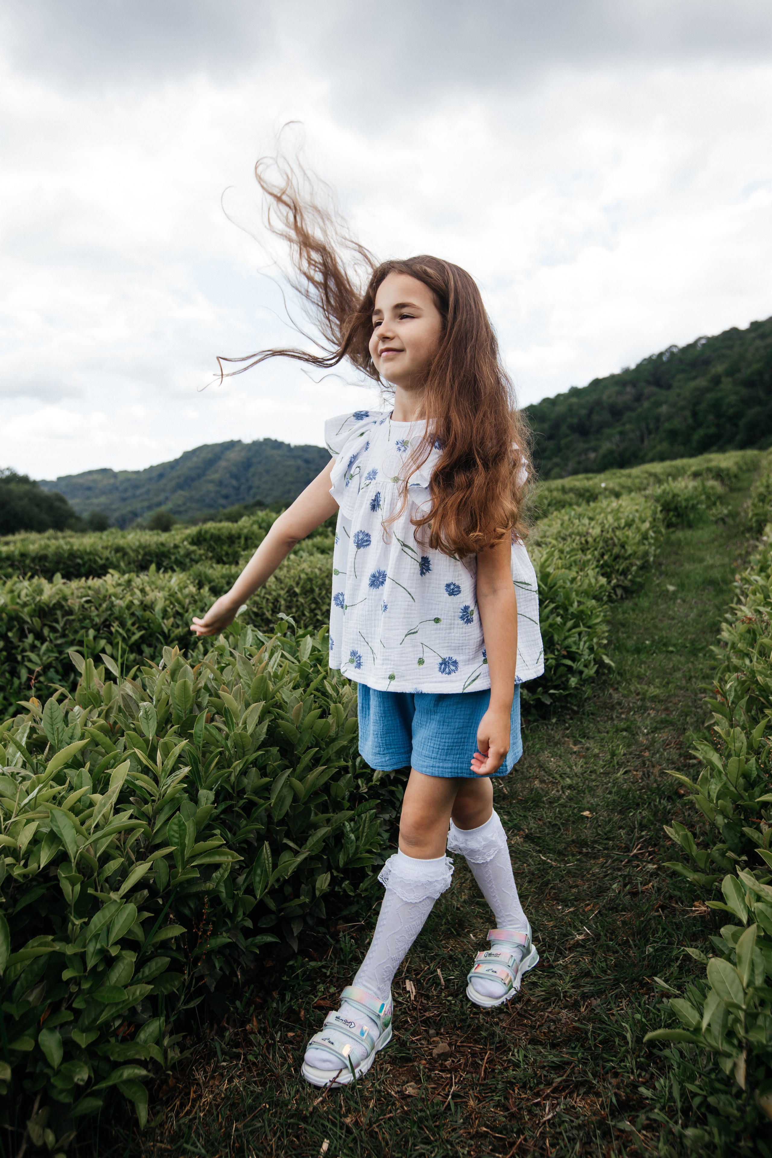 Tea plantation. Efimova Model Agency