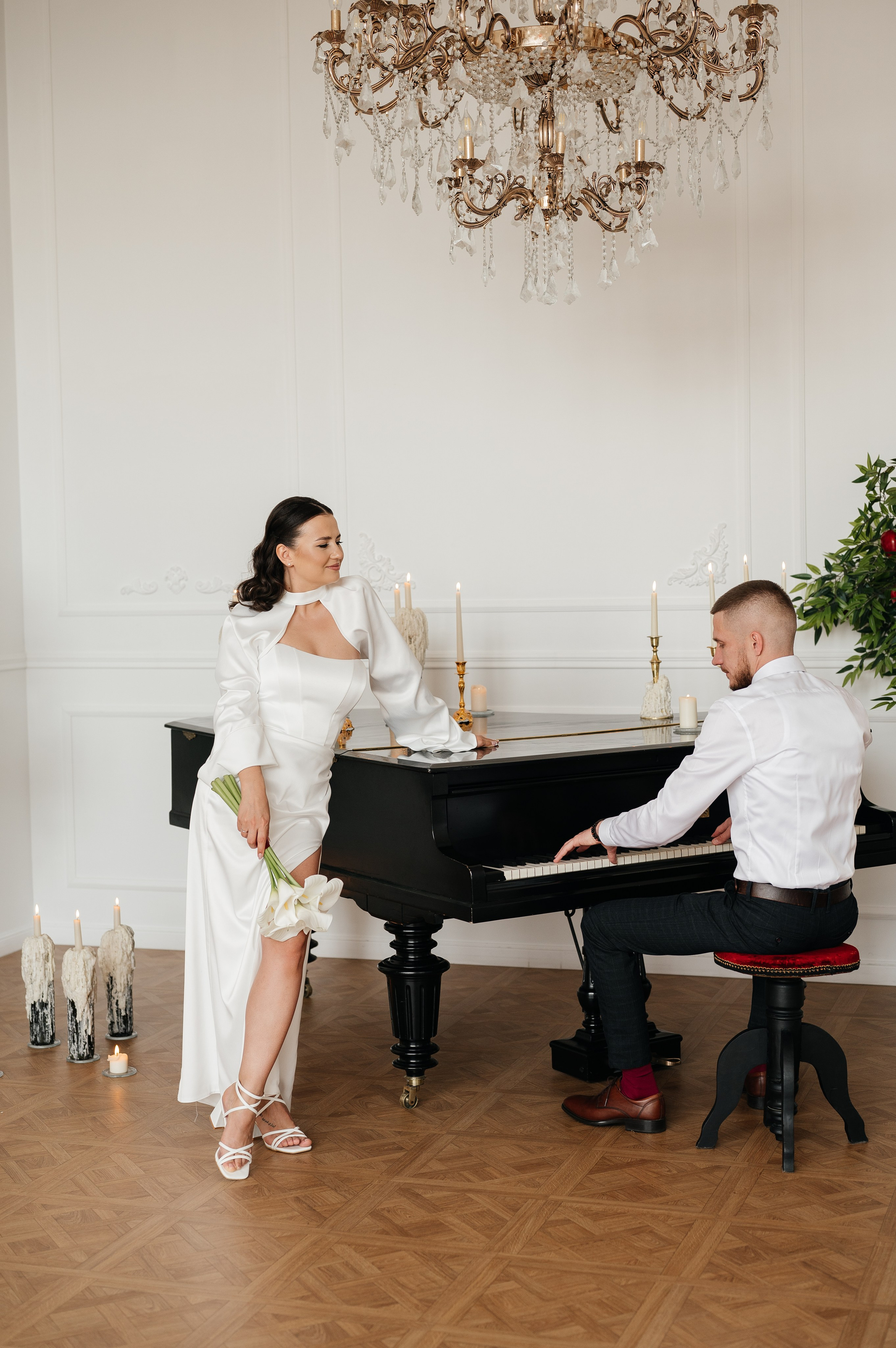 Свадебная фотосессия в студии. Свадебный и семейный фотограф в Краснодаре Алина Мельник