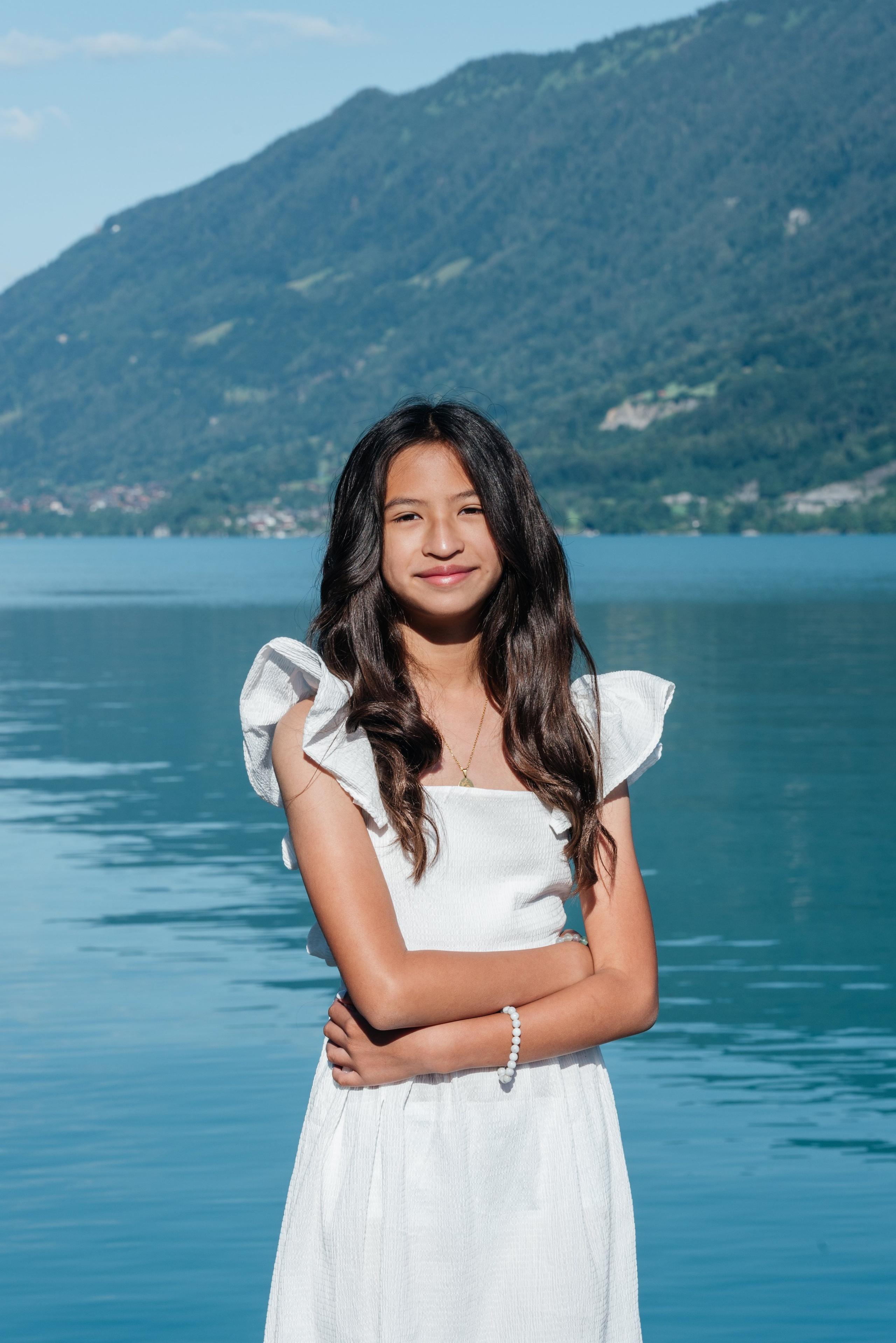 Jon, Michelle, Camille, Gabriel and Hannah (Iseltwald, Suisse). Photographe en Suisse et en Europe Anna Alekseenko