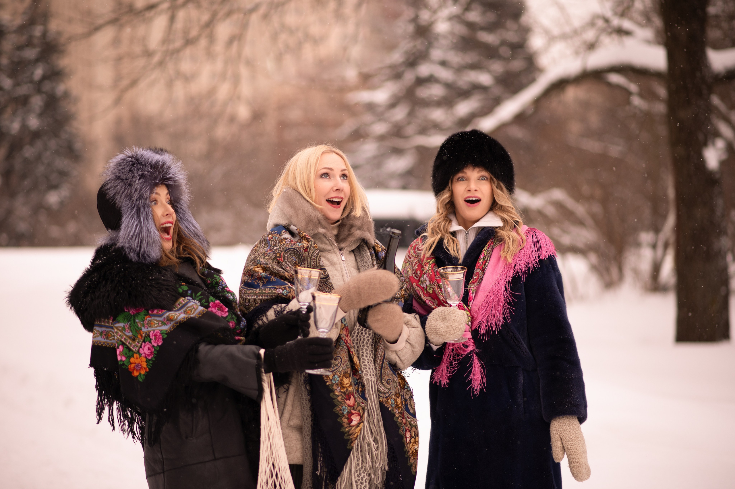 Зимний «Russian girl». Семейный и детский фотограф в Москве Анна Оськина