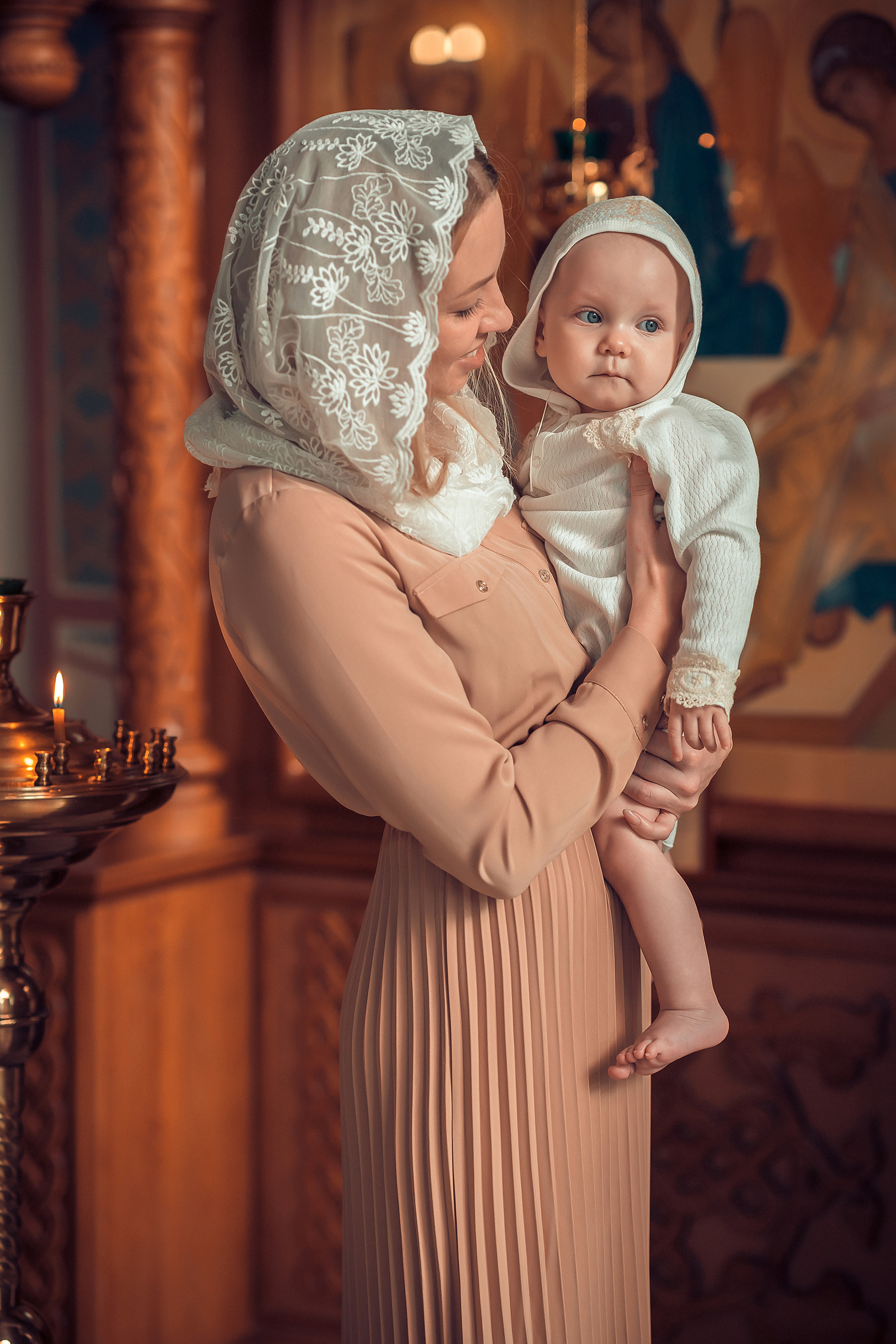 Таинство Крещения Софии и Александра. Фотограф на Крещение и Венчание в Красноярске Рамазанова Юлия