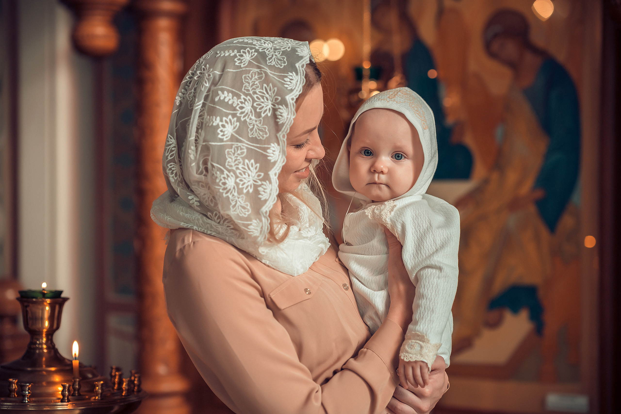 Таинство Крещения Софии и Александра. Фотограф на Крещение и Венчание в Красноярске Рамазанова Юлия