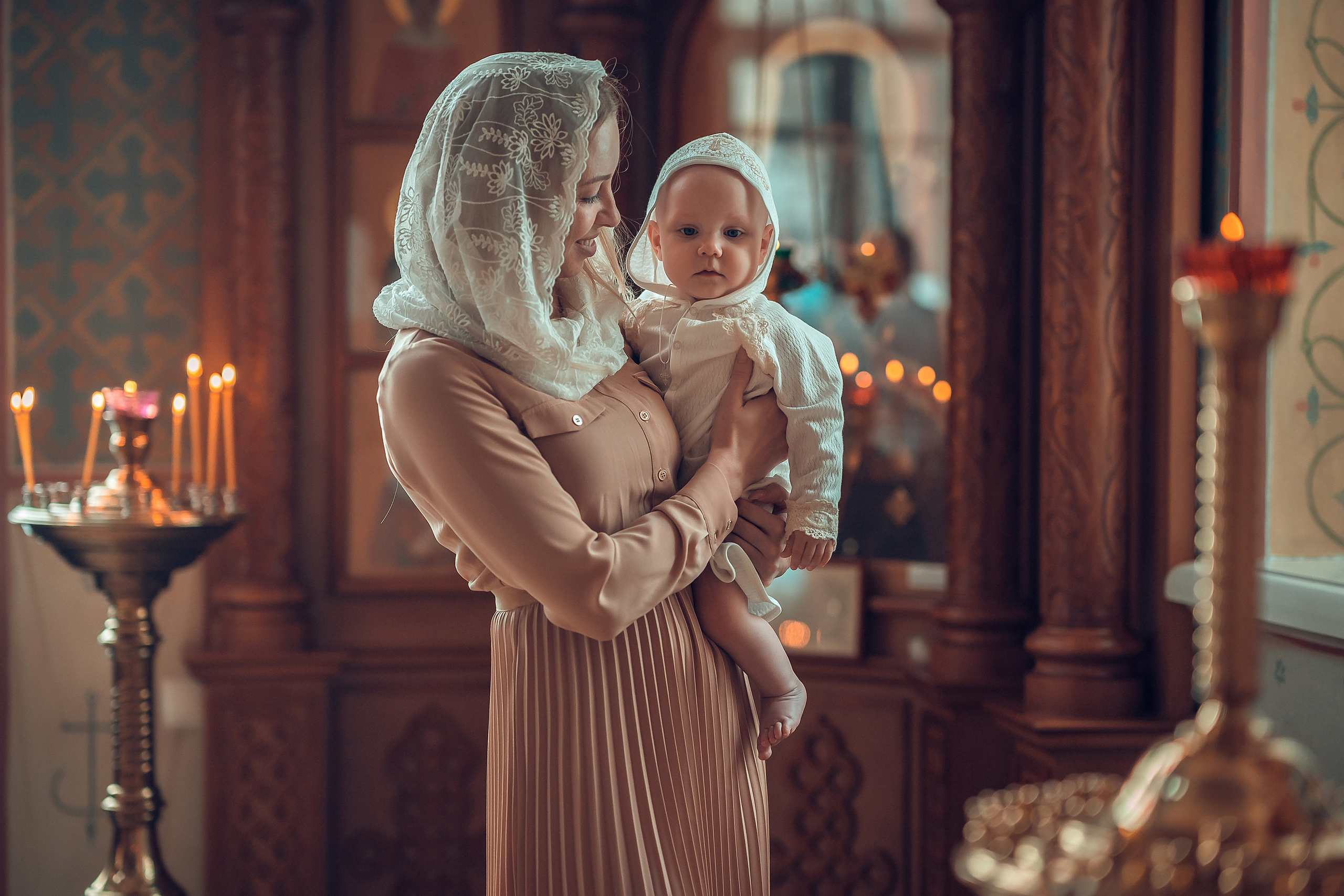 Таинство Крещения Софии и Александра. Фотограф на Крещение и Венчание в Красноярске Рамазанова Юлия