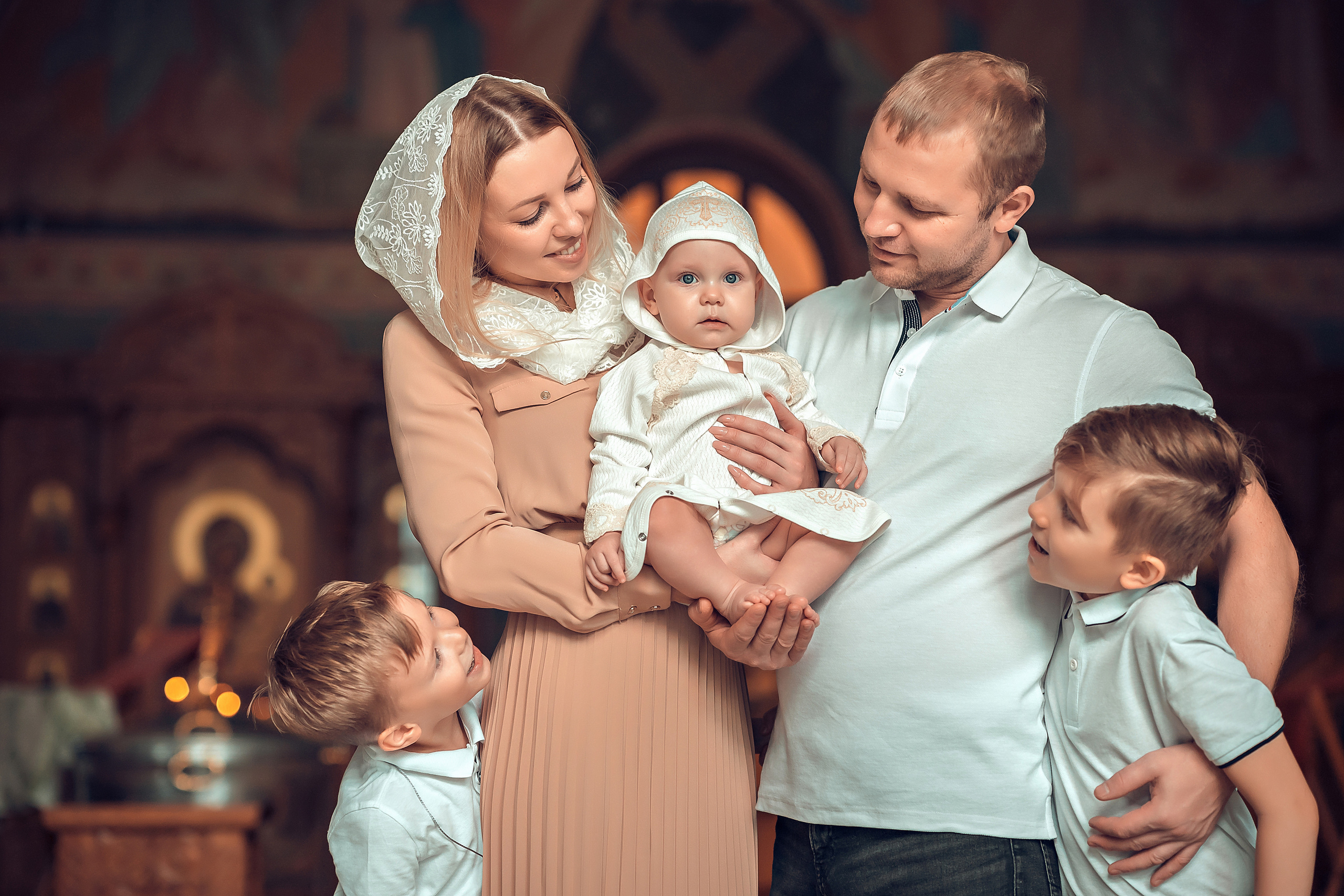 Таинство Крещения Софии и Александра. Фотограф на Крещение и Венчание в Красноярске Рамазанова Юлия