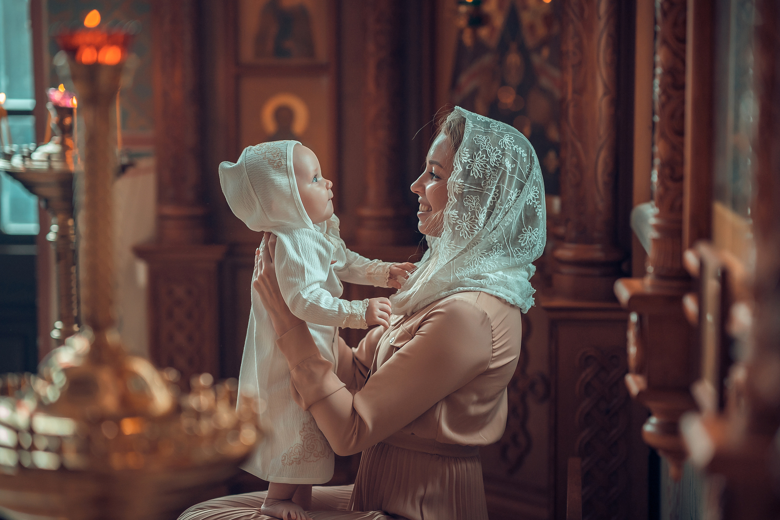 Таинство Крещения Софии и Александра. Фотограф на Крещение и Венчание в Красноярске Рамазанова Юлия