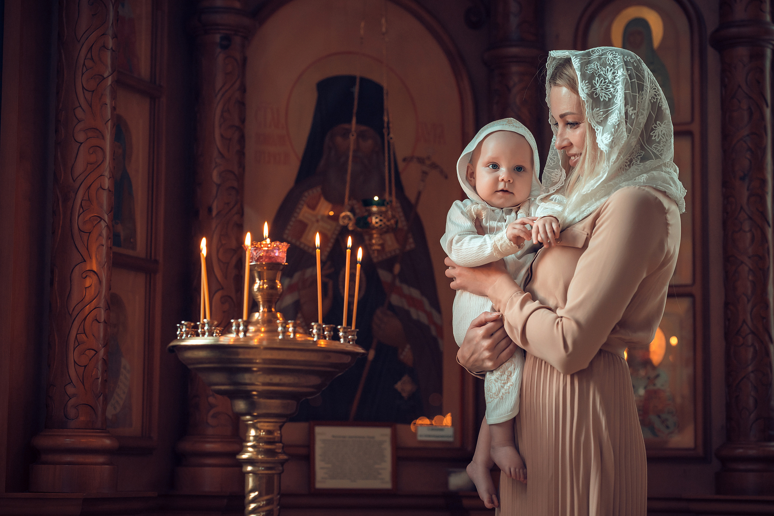 Таинство Крещения Софии и Александра. Фотограф на Крещение и Венчание в Красноярске Рамазанова Юлия