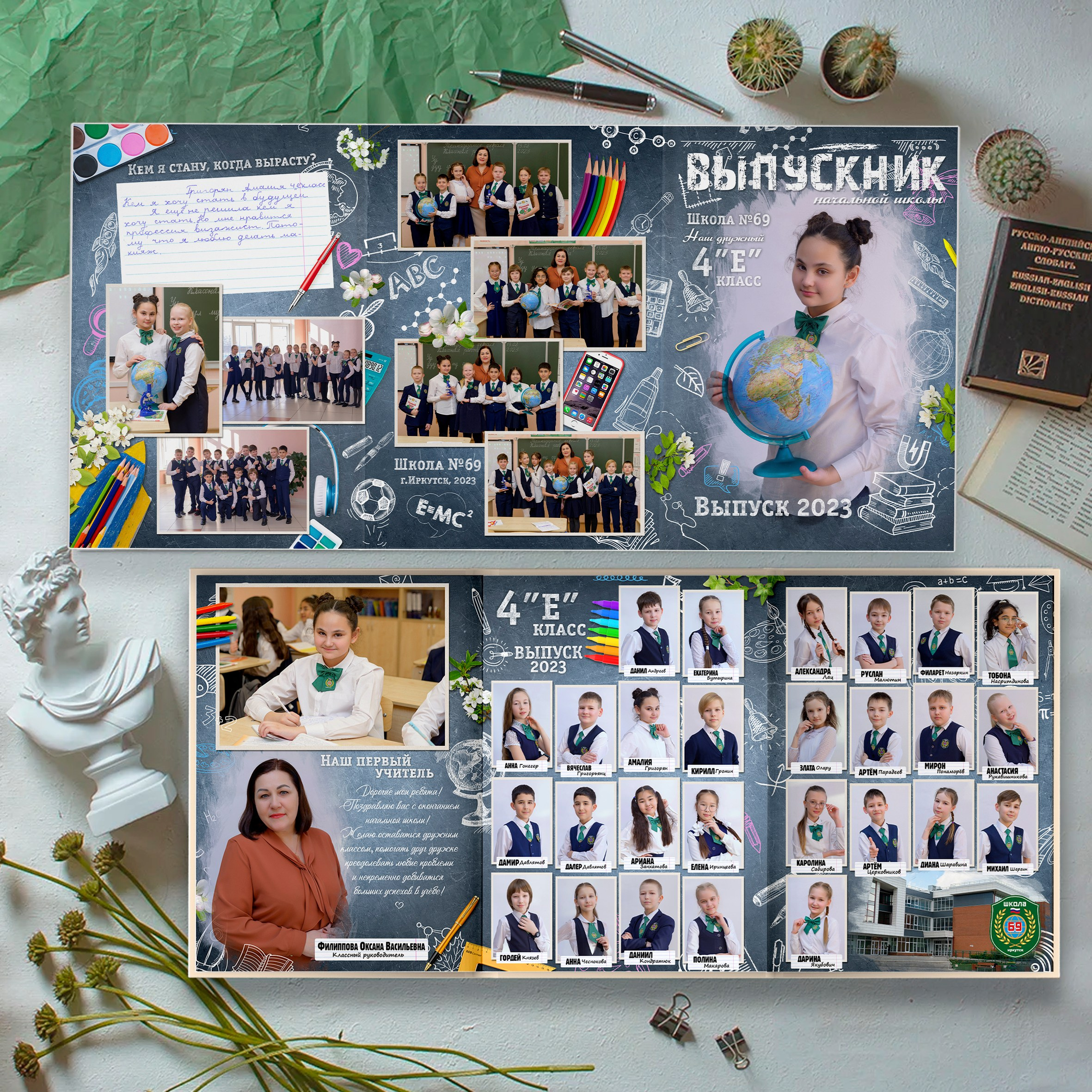 Каталог дизайнов начальные классы